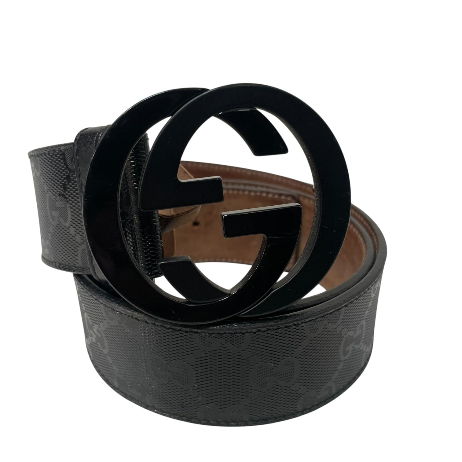 GUCCI/Belt/Monogram/BLK/L's/ view 1