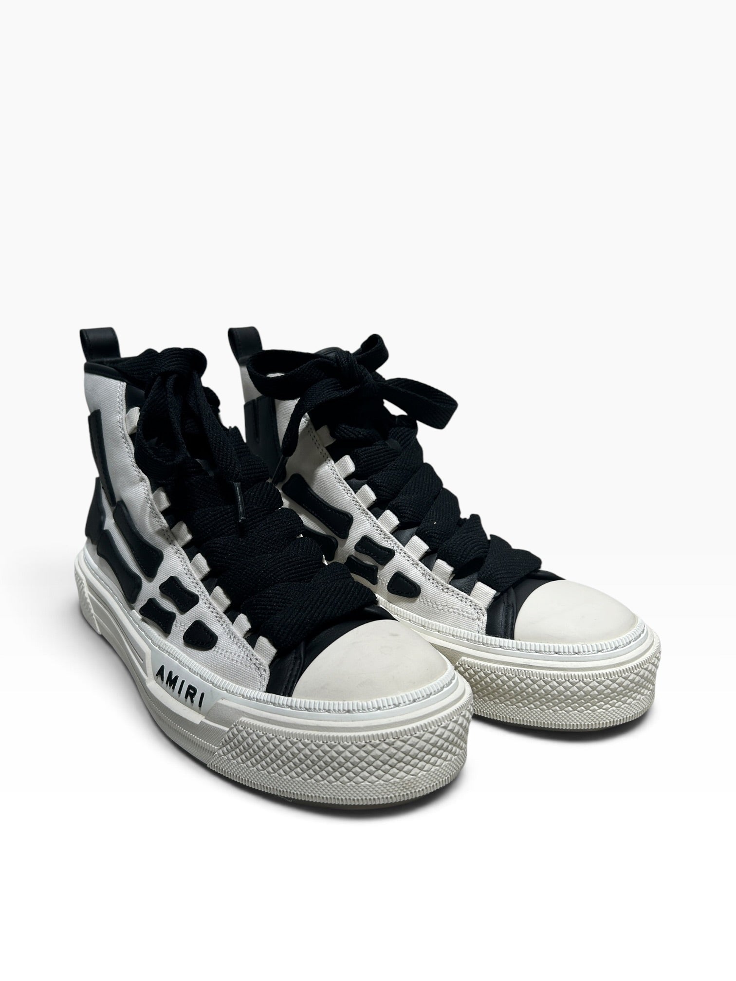 AMIRI/Hi-Sneakers/UK 9/WHT/Skeleton Bones Cut Outs view 1
