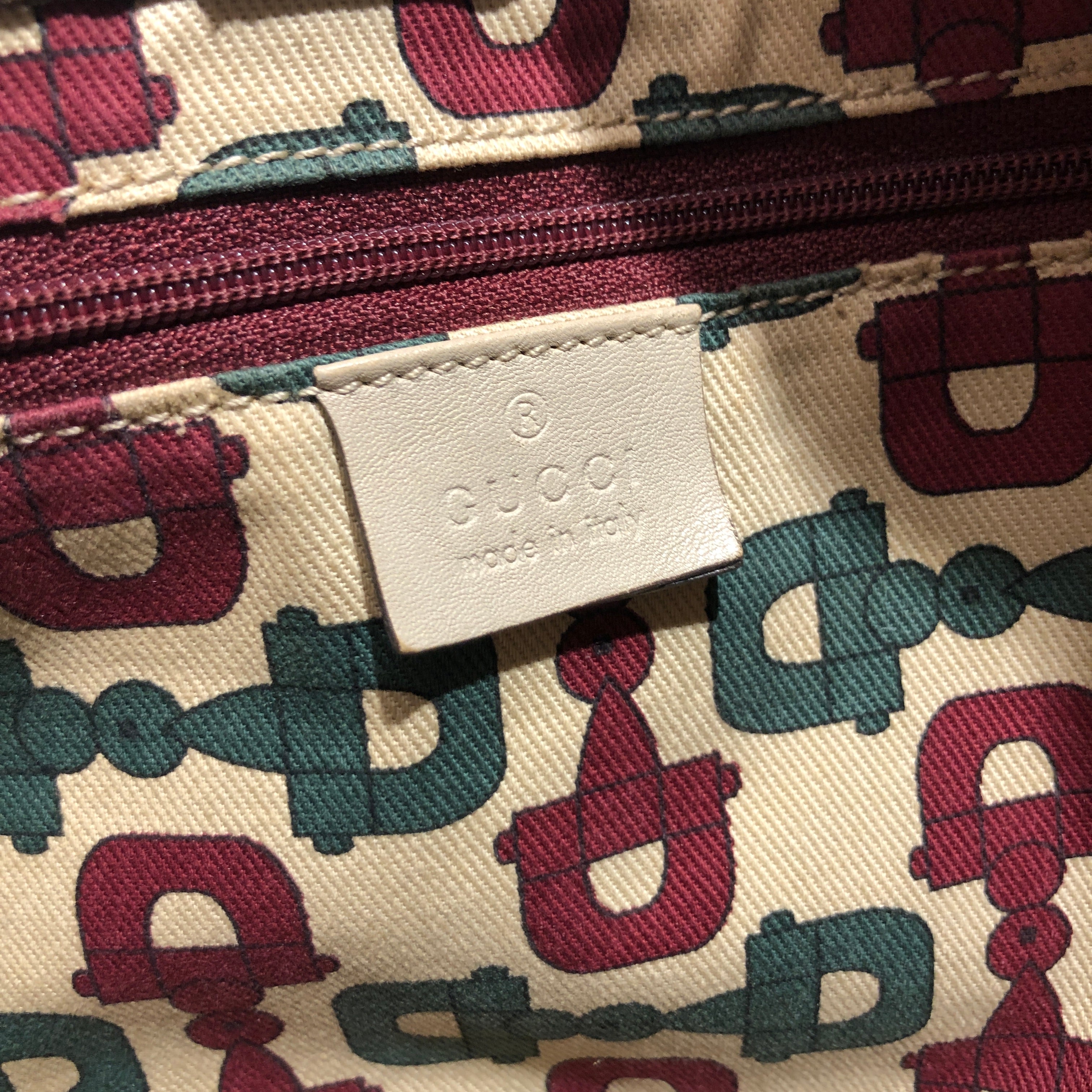 GUCCI/Tote Bag/Monogram/Leather/GRY/ABBY view 7