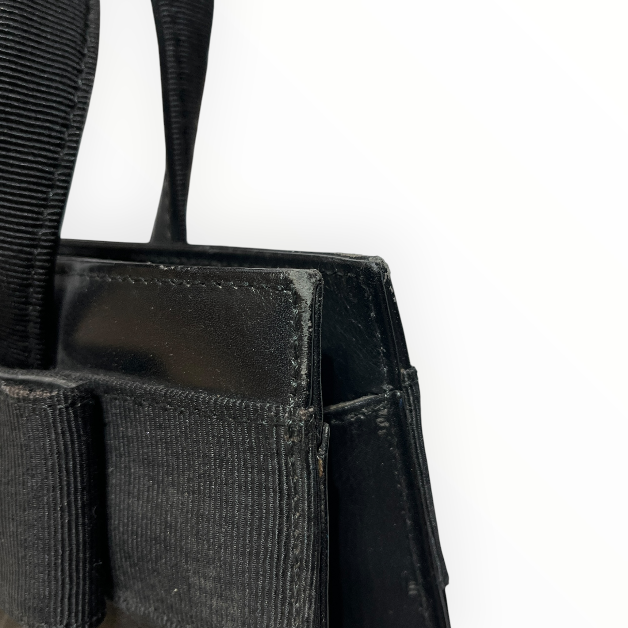 Salvatore Ferragamo/Hand Bag/Nylon/BLK/bow bag view 8