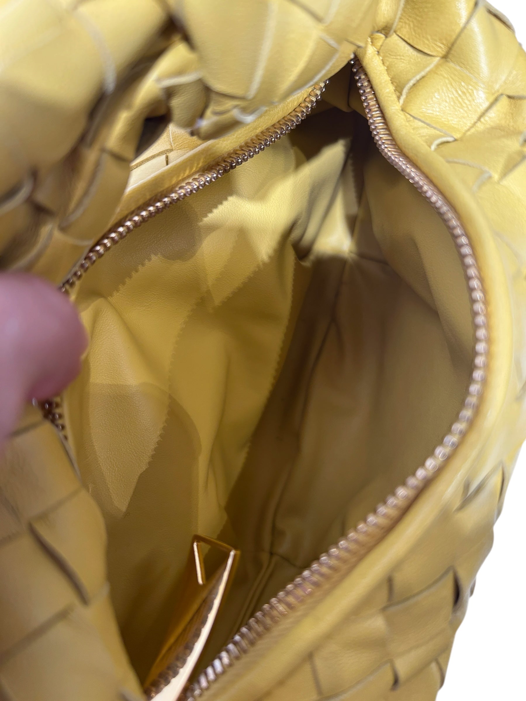 BOTTEGA VENETA/Clutch Bag/Leather/YEL/ view 4