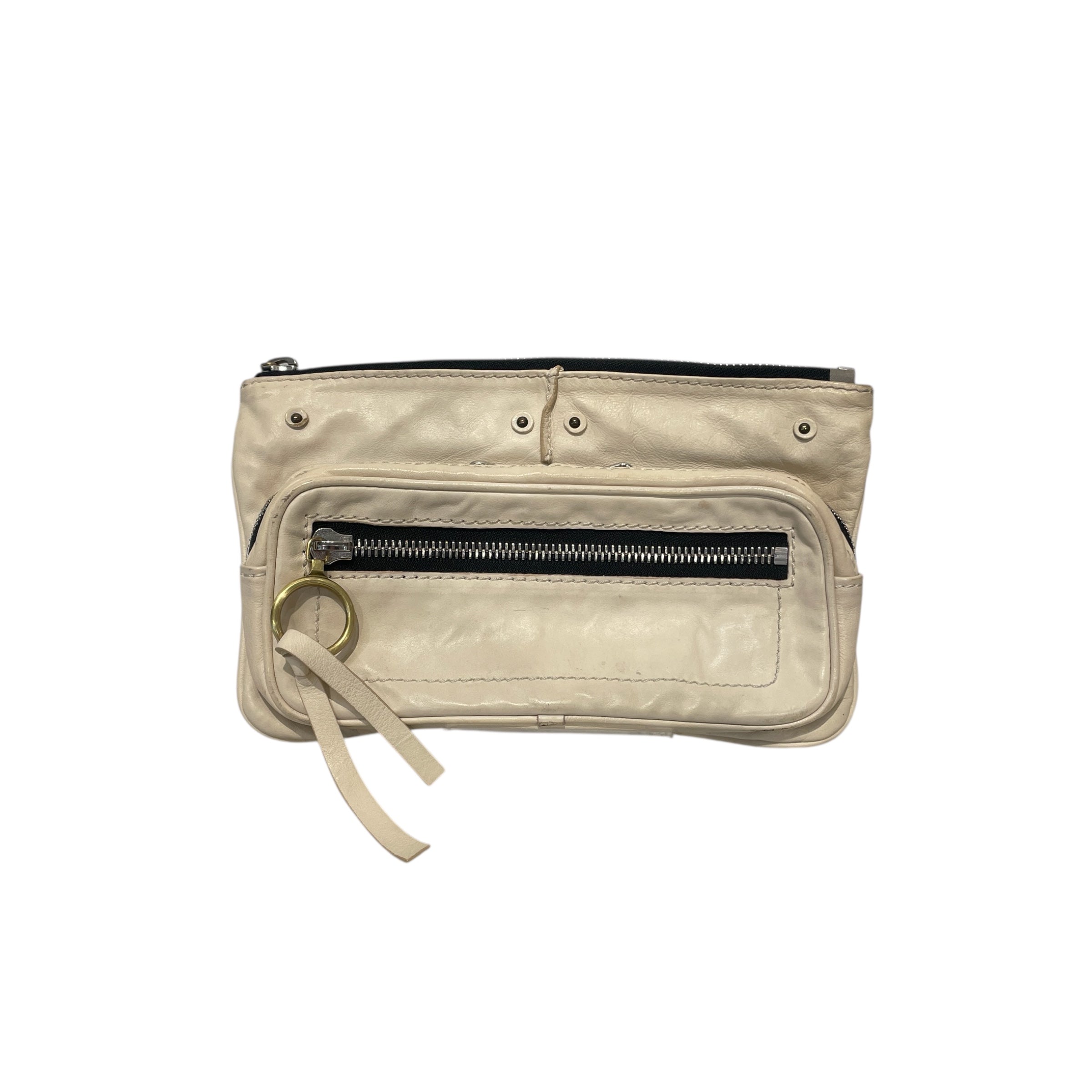 Chloe/Clutch Bag/Leather/WHT/LEATHER CLUTCH view 1