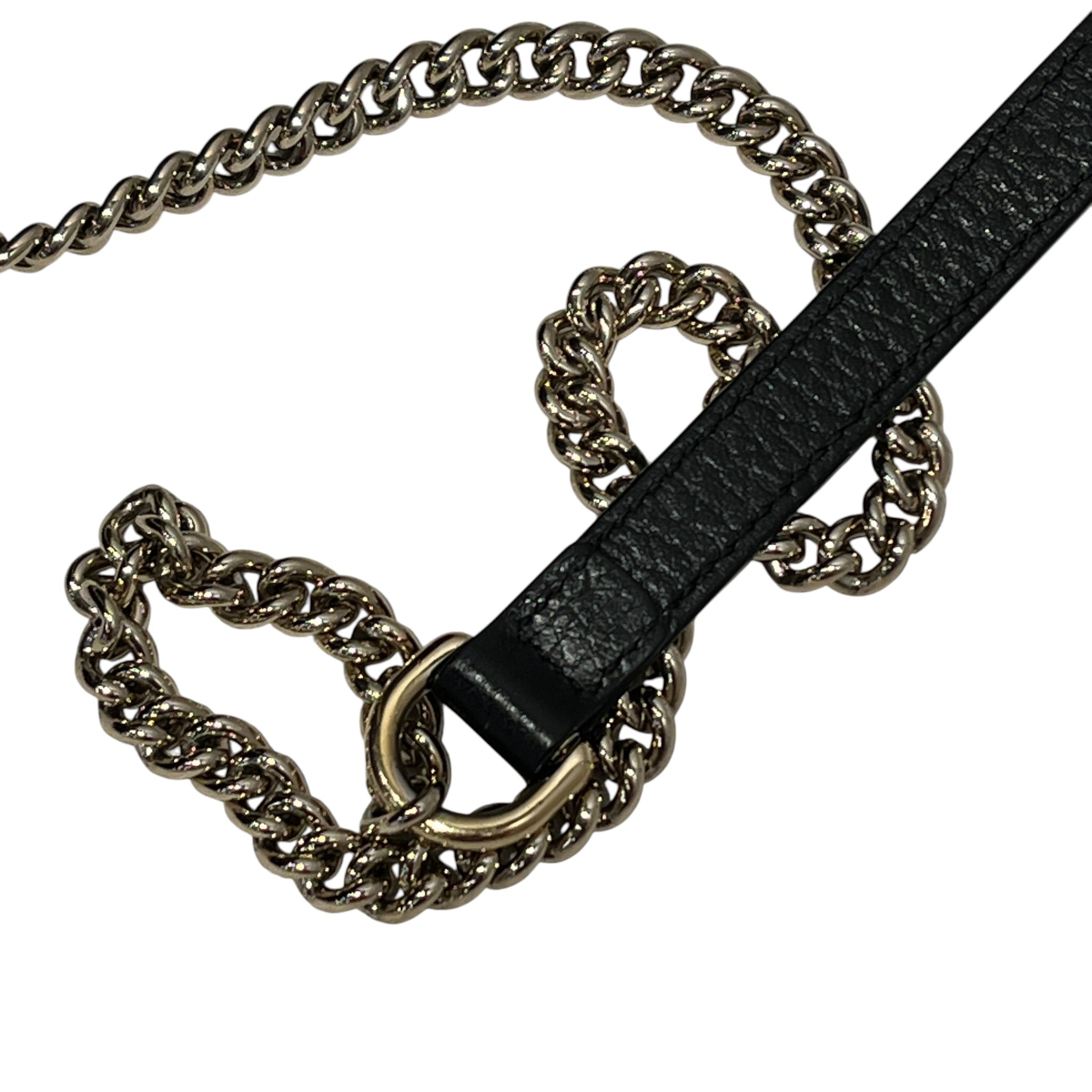 GUCCI/Hand Bag/Leather/BLK/INTERLOCKING G view 6