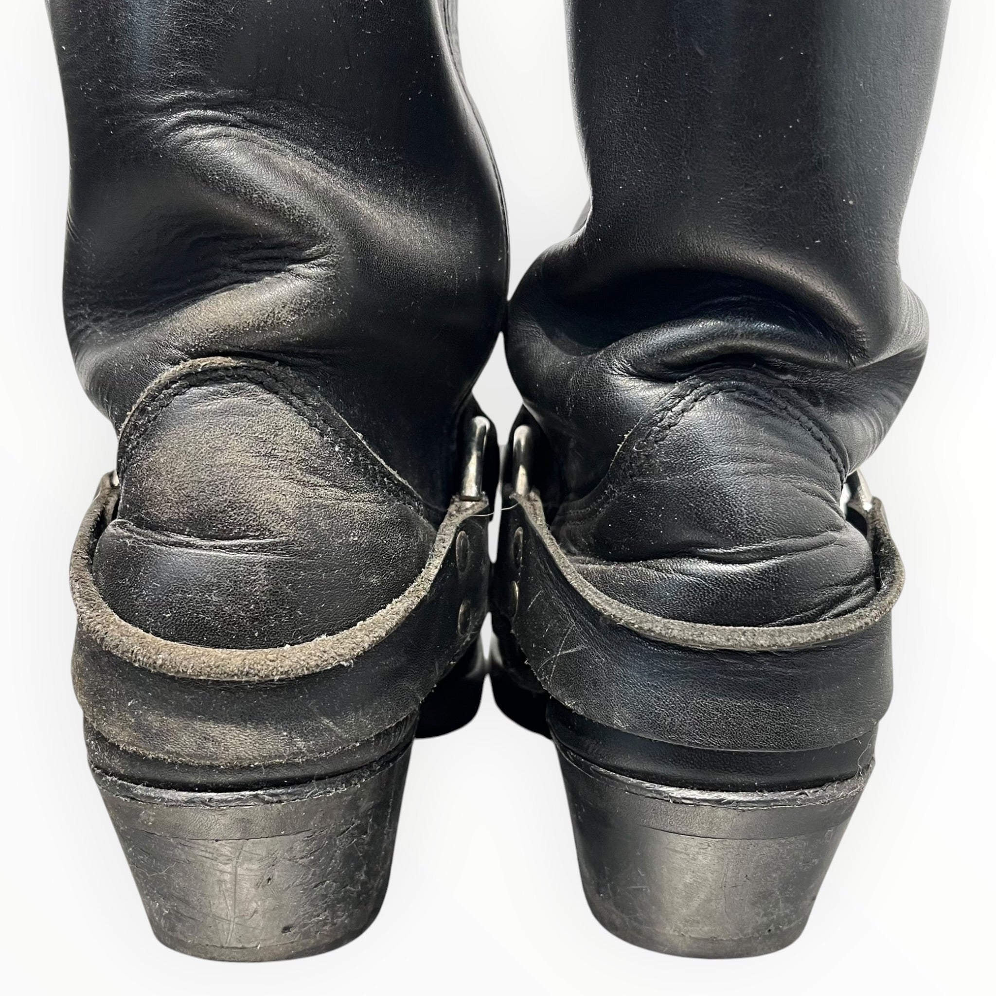 FRYE/Biker Boots/US 8/Leather/BLK/12R HARNESS BOOT view 8