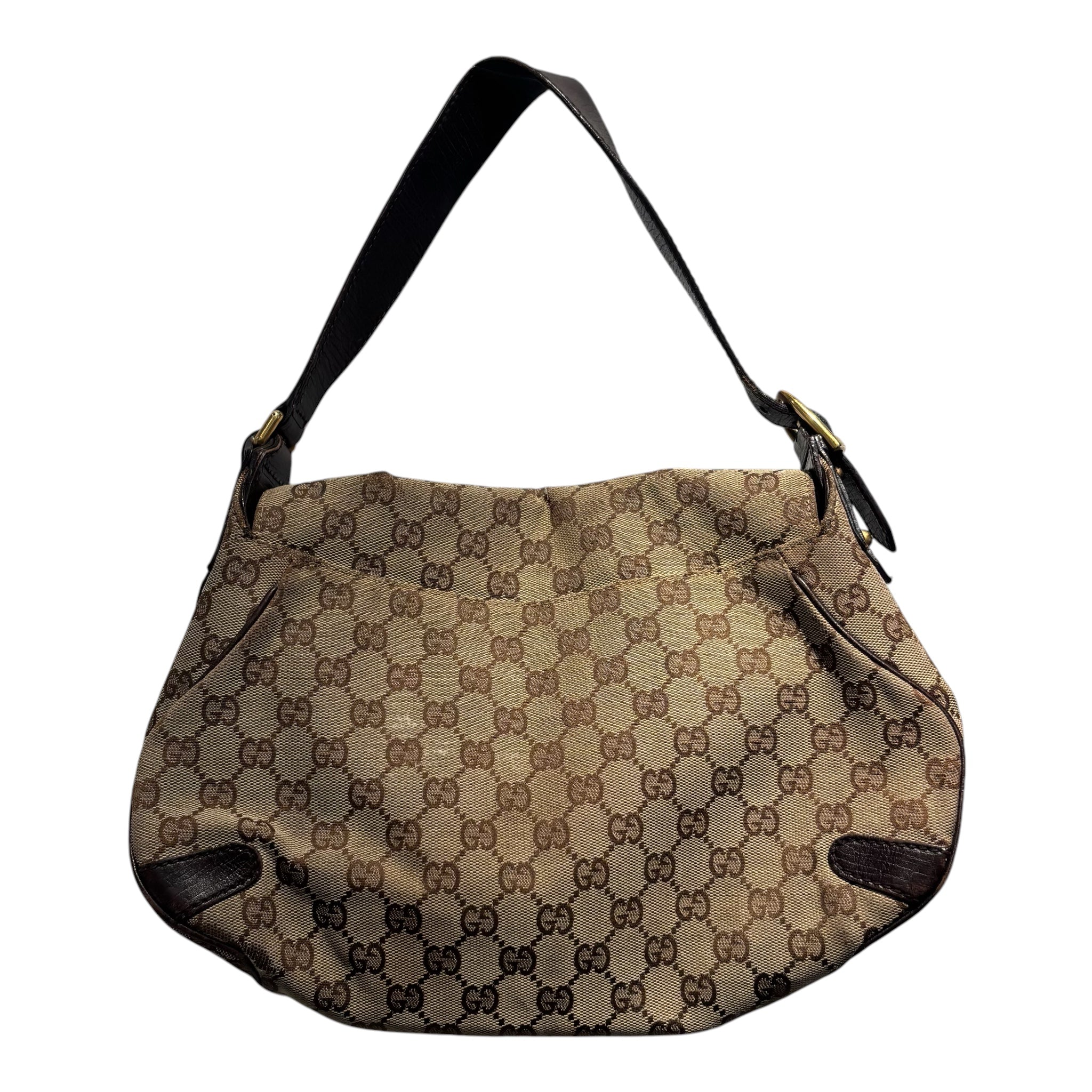 GUCCI/Hand Bag/Monogram/BRW/HORSEBIT CHAIN FLIP view 2
