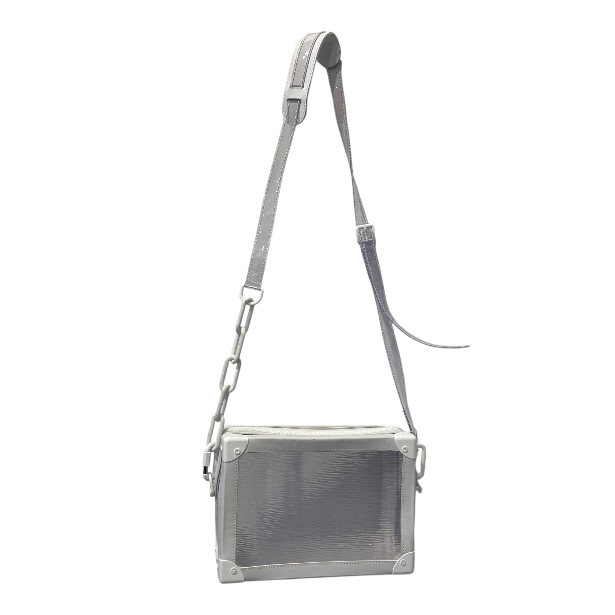 LOUIS VUITTON/Cross Body Bag/Leather/WHT/EPI PLAGE SOFT TRUNK view 2