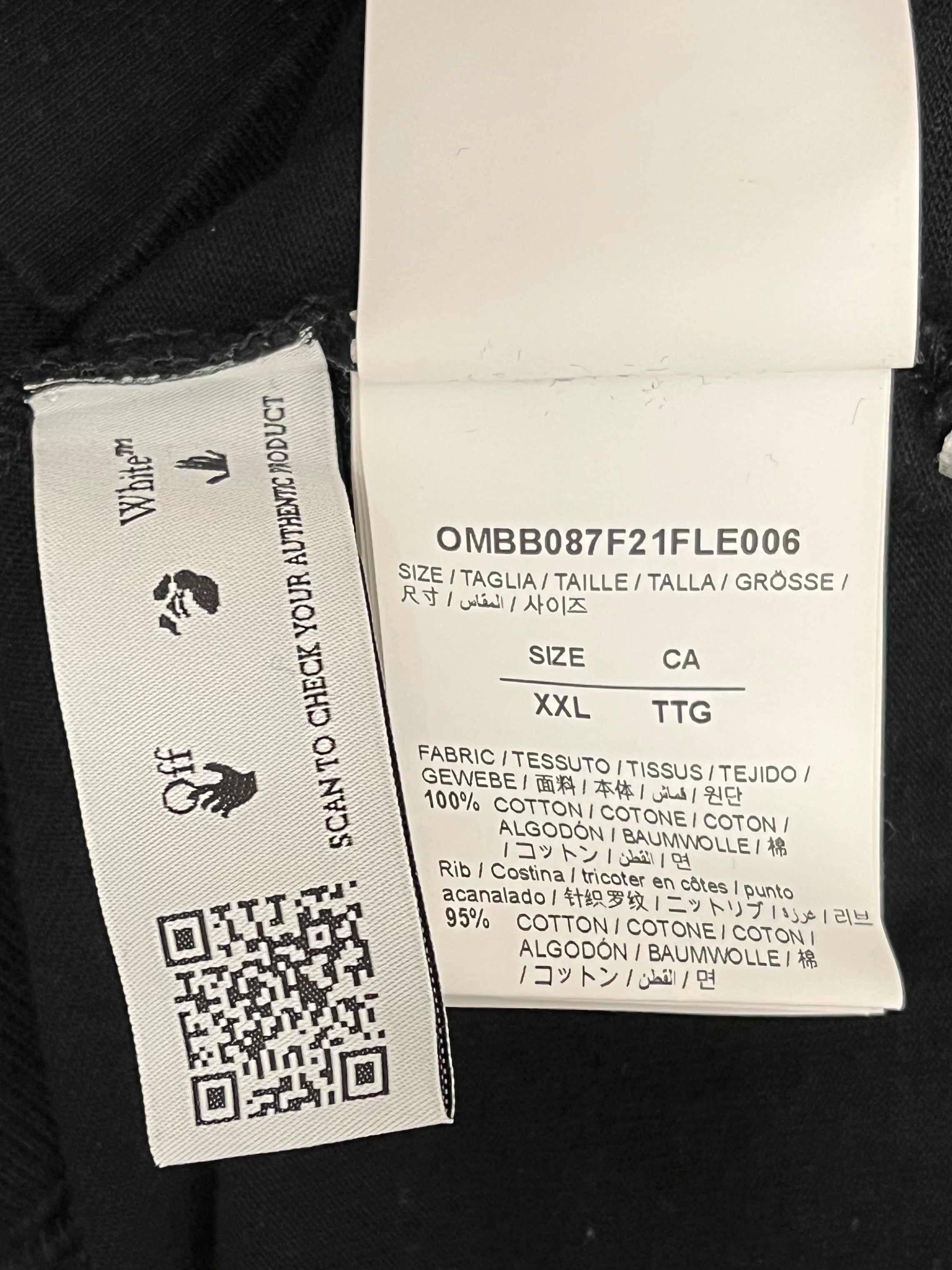 OFF-WHITE/Heavy Sweater/Cotton/BLK/YELLOW view 5