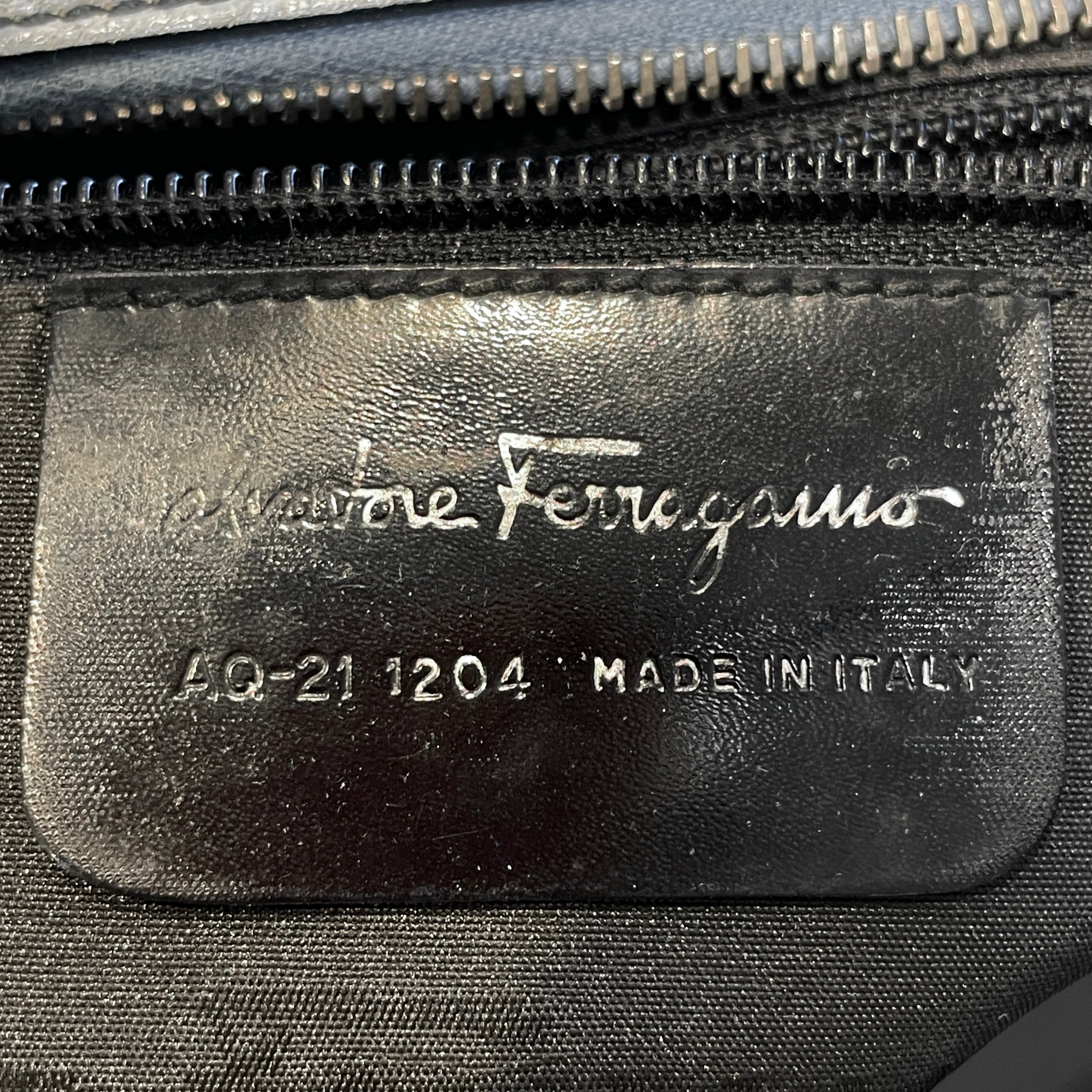Salvatore Ferragamo/Tote Bag/Leather/BLU/Leather Top Handle Plain Bag view 4