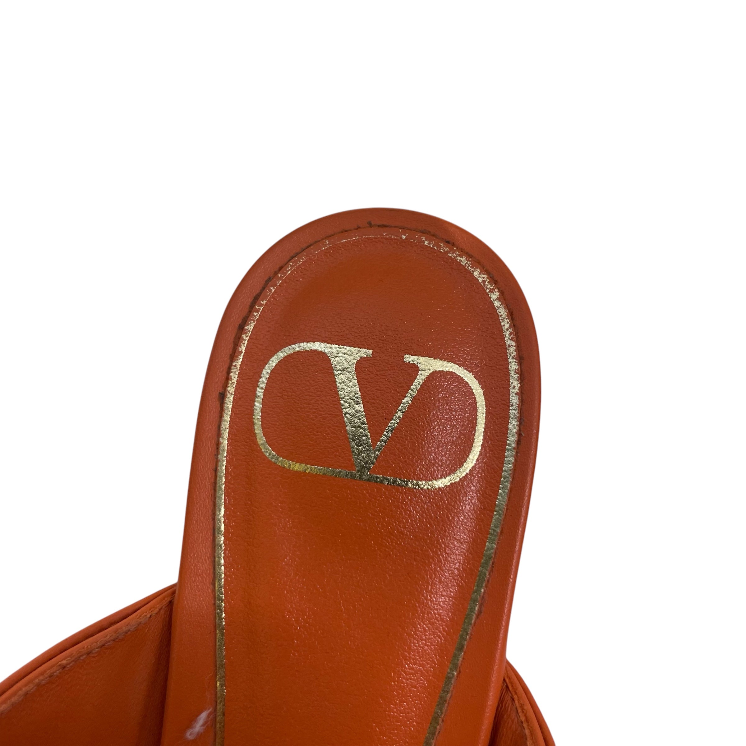 VALENTINO/Sandals/US 6.5/Leather/ORN/Ankle Strap/gld studs view 3