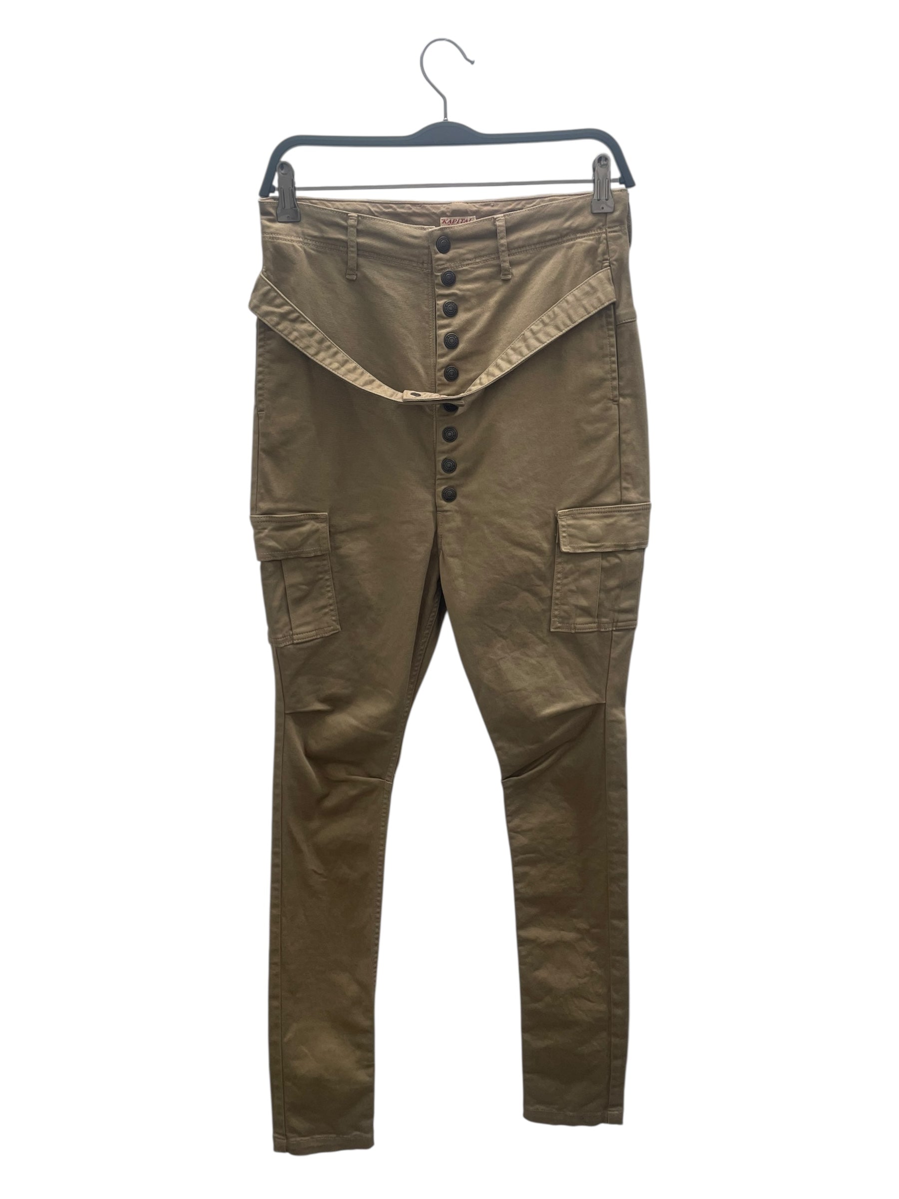KAPITAL/Sarouel Pants/S/Cotton/BEG/Button Fly/7 BUTTON CARGO PANT view 1