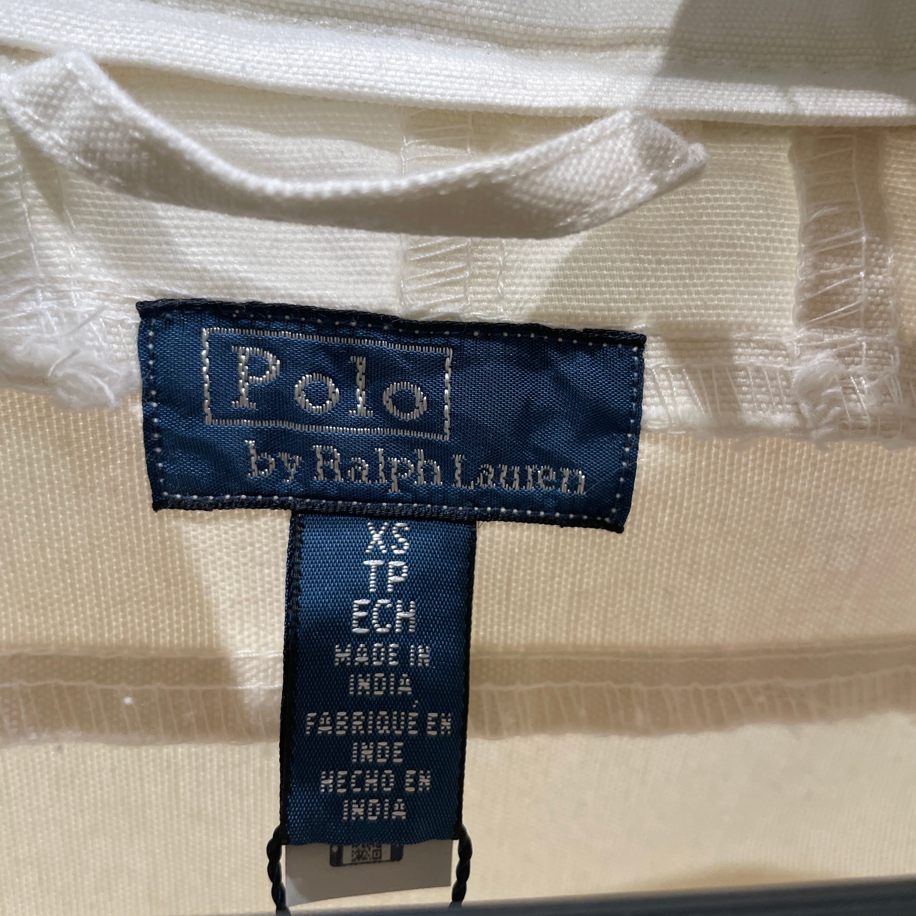 RALPH LAUREN/Denim Jkt/XS/All Over Print/Cotton/WHT/PATCHWORK JACKET view 3