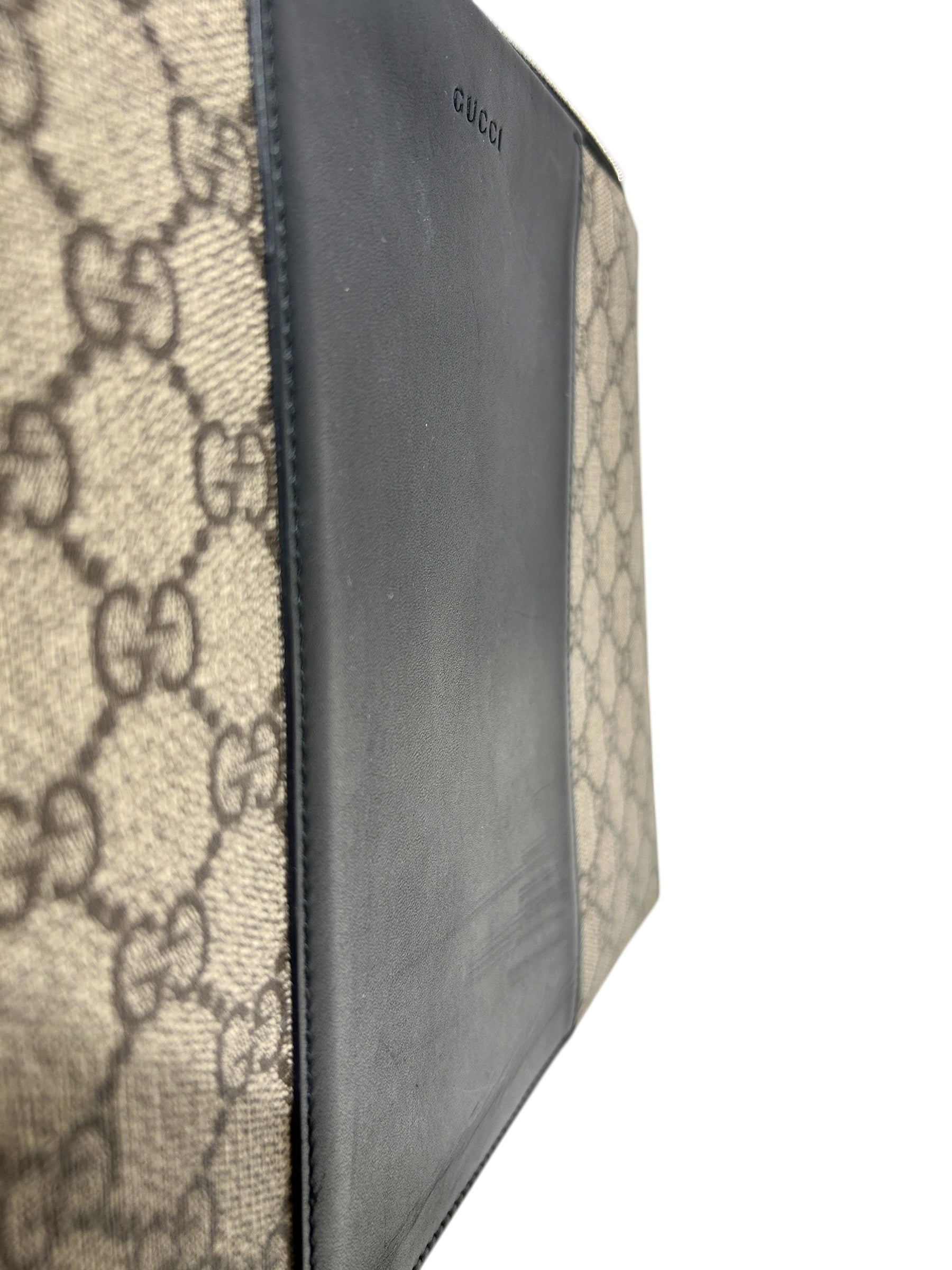 GUCCI/Pouch/Monogram/BLK/MONOGRAM POUCH BLK STRIPE view 6