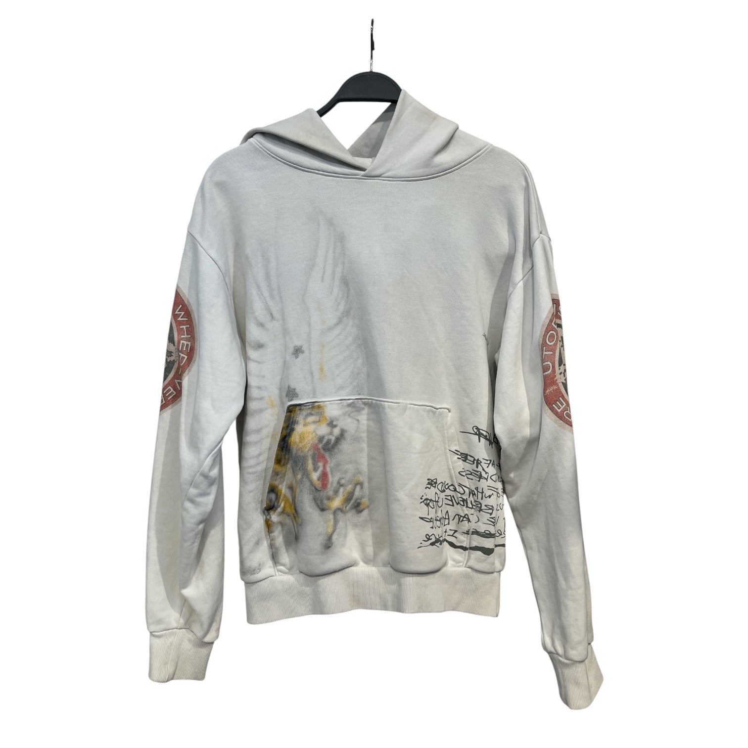 TRAVIS SCOTT/Hoodie/M/Cotton/WHT/cicrus maximus tour hoodie view 1