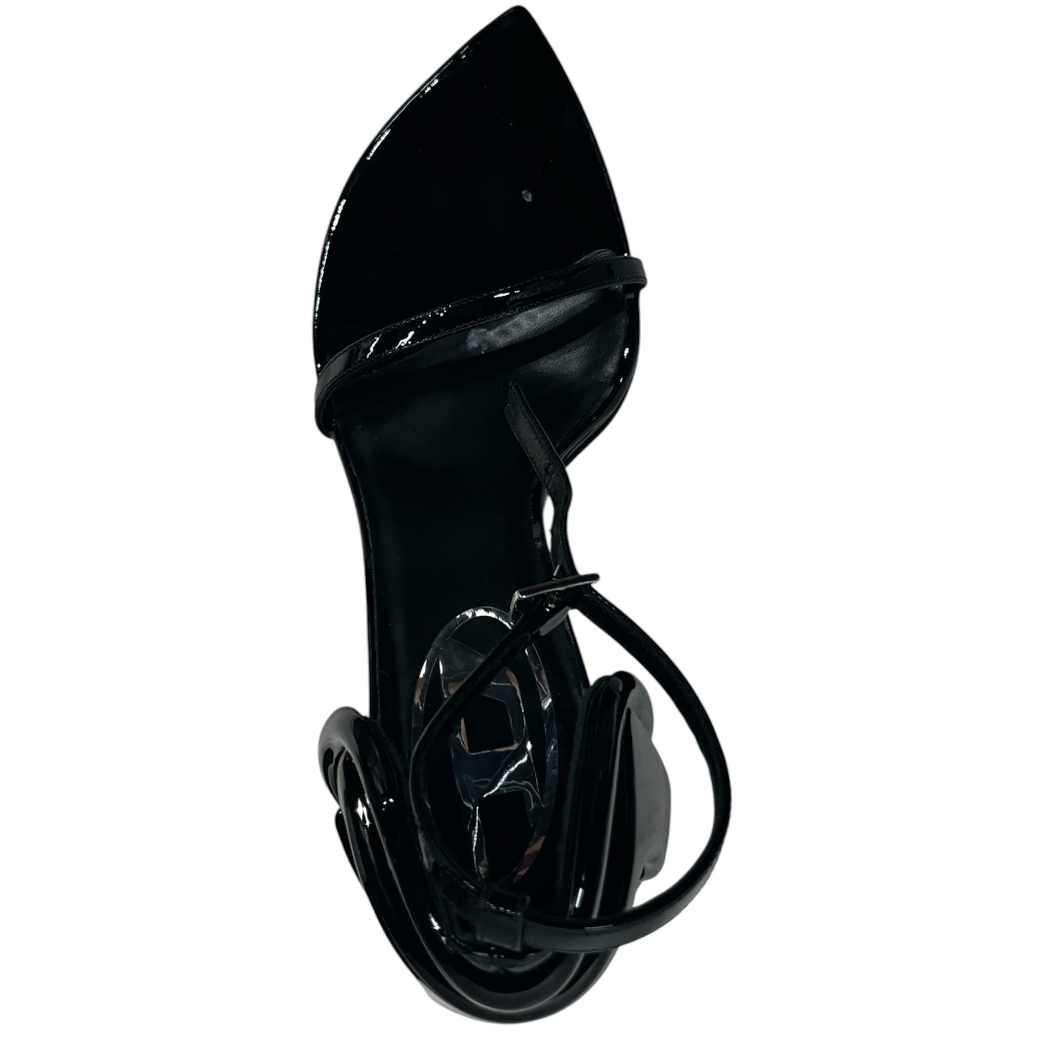 DIESEL/Heels/EU 38/Leather/BLK/Ankle Strap/D-Ten view 3