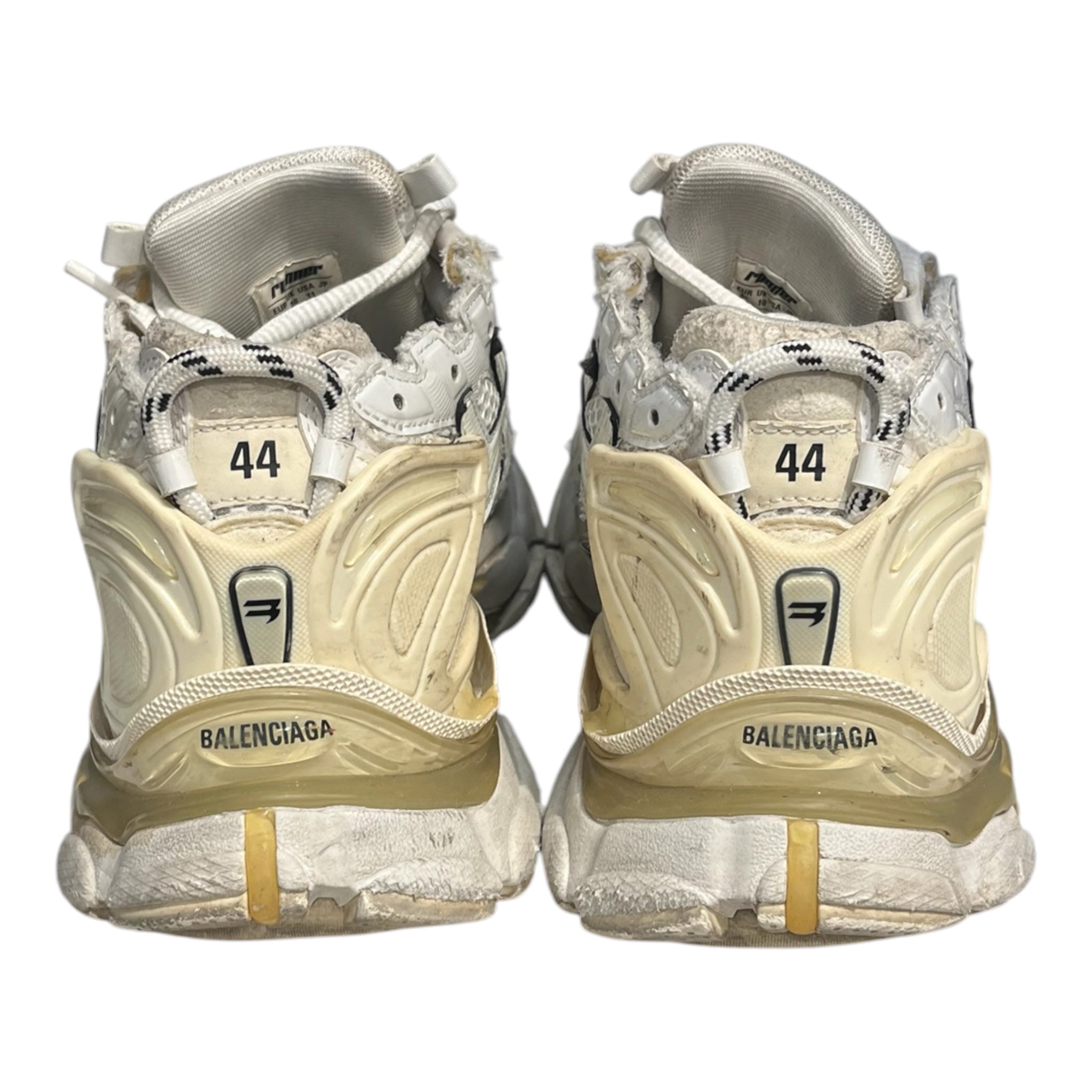 BALENCIAGA/Low-Sneakers/EU 44/Leather/WHT/CHUNKY RUNNER SNEAKER view 5