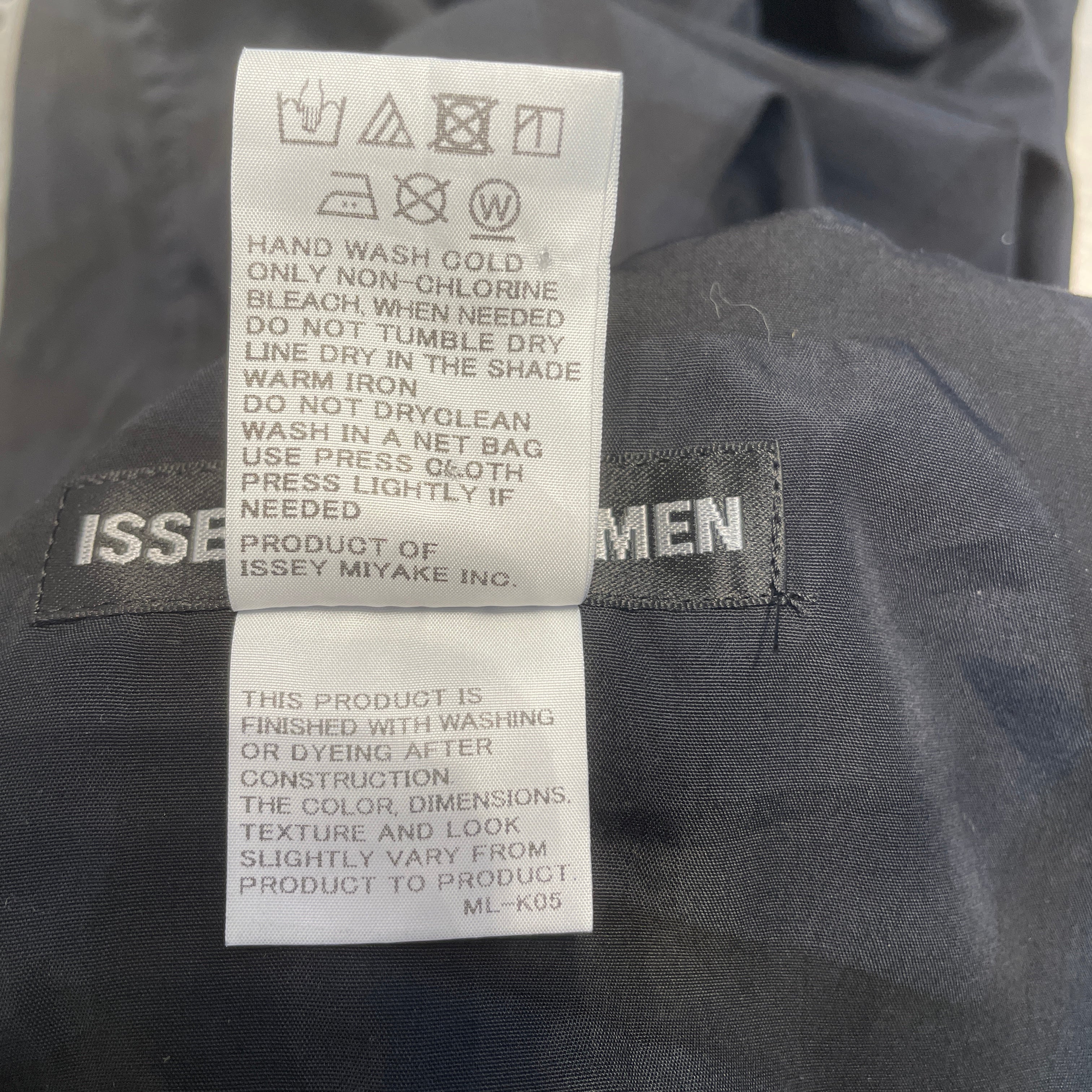 ISSEY MIYAKE MEN/Sarouel Pants/M/BLK/ view 4