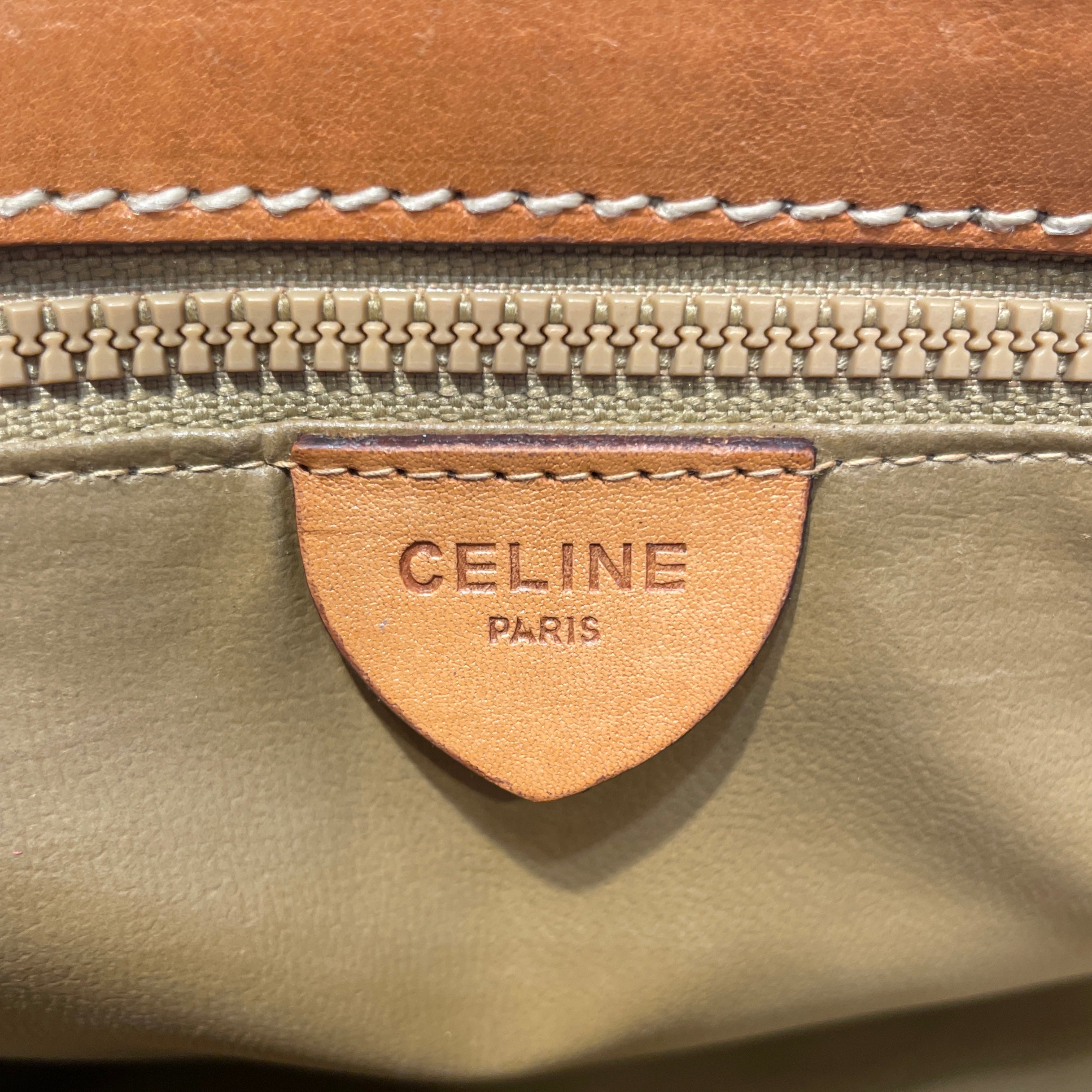 CELINE/Hand Bag/Monogram/Leather/BRW/Brown Hand Bag view 6