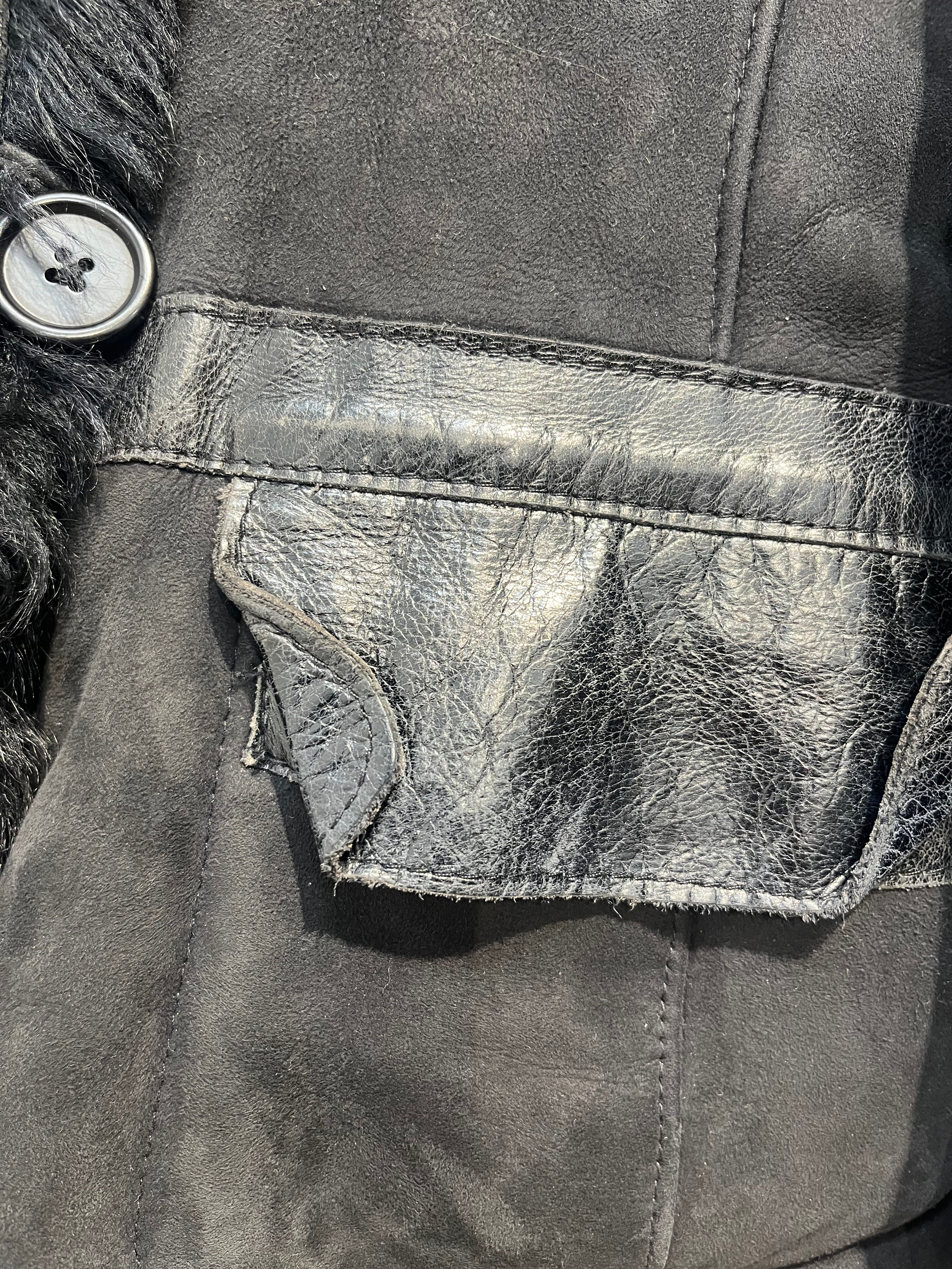 KARL DONOGHUE/Jacket/2/Lambskin/BLK/fur linesd lamskin view 5