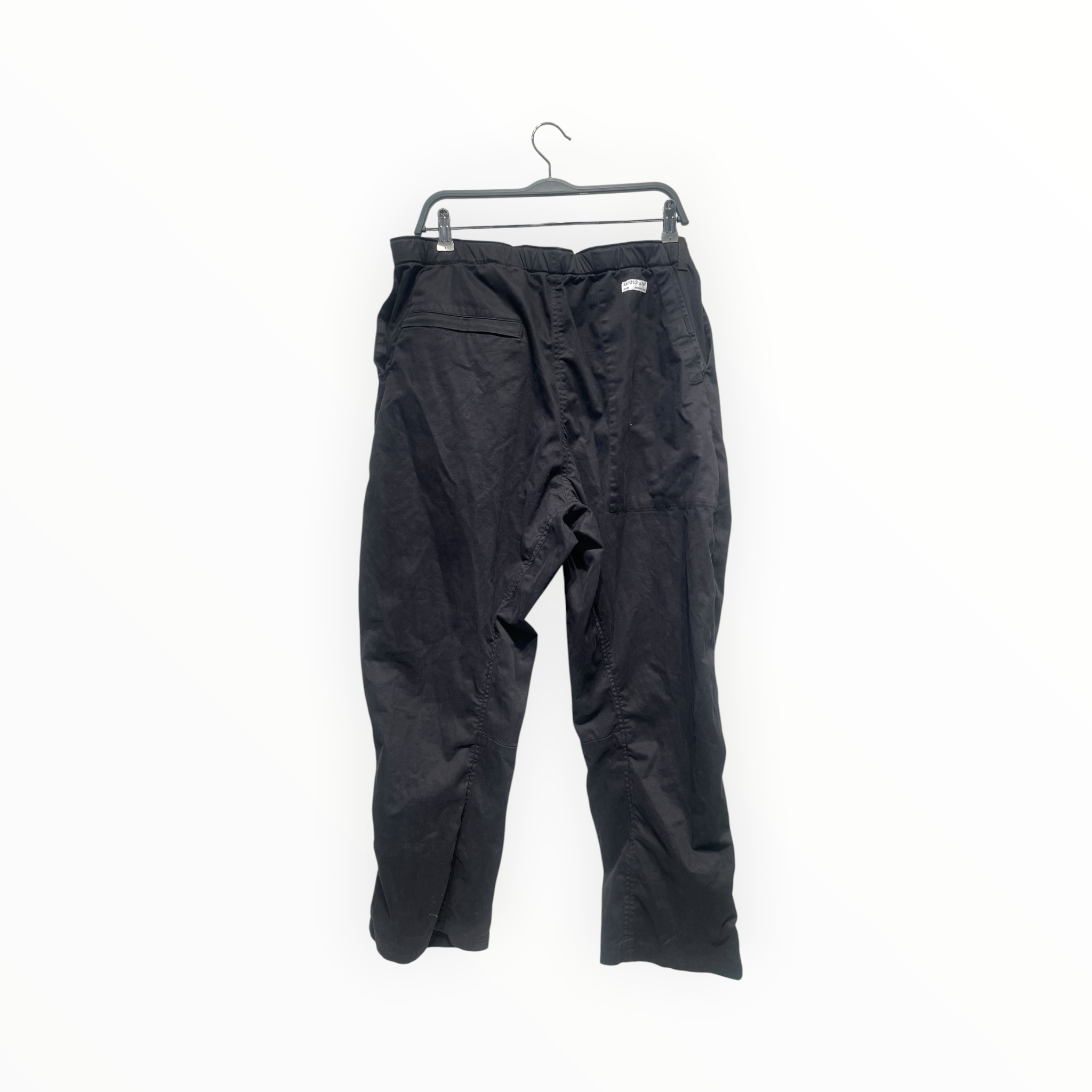 earth studies/Straight Pants/M/Cotton/BLK/ view 2