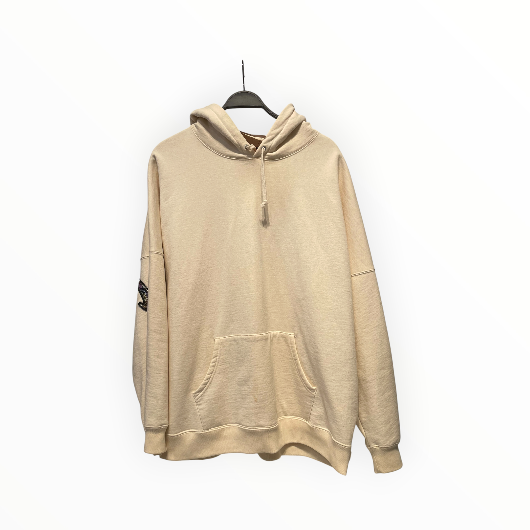 Supreme/Hoodie/XL/Cotton/WHT/Beaded Logo view 1