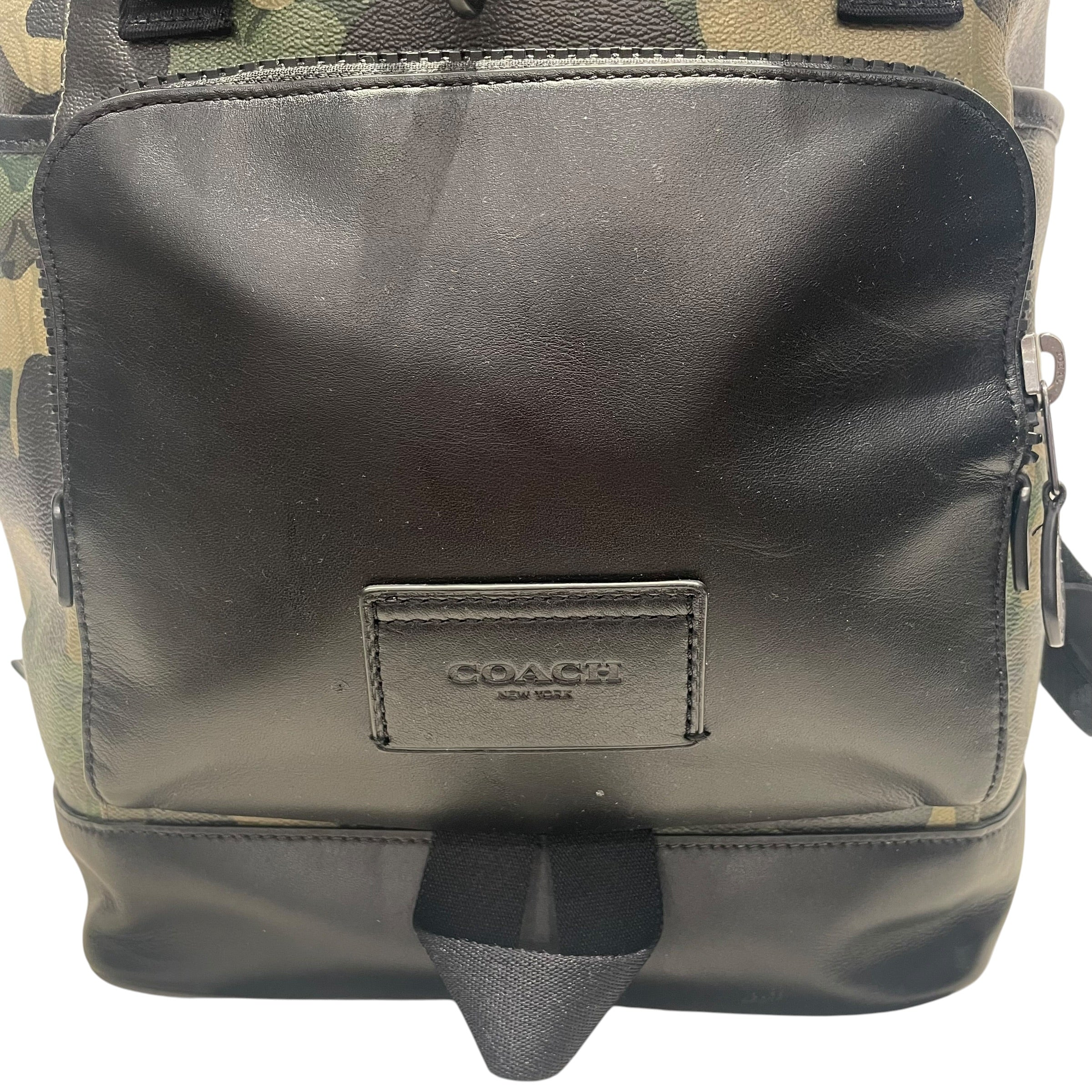 COACH/Backpack/Monogram/Leather/GRN/camo track bag view 3