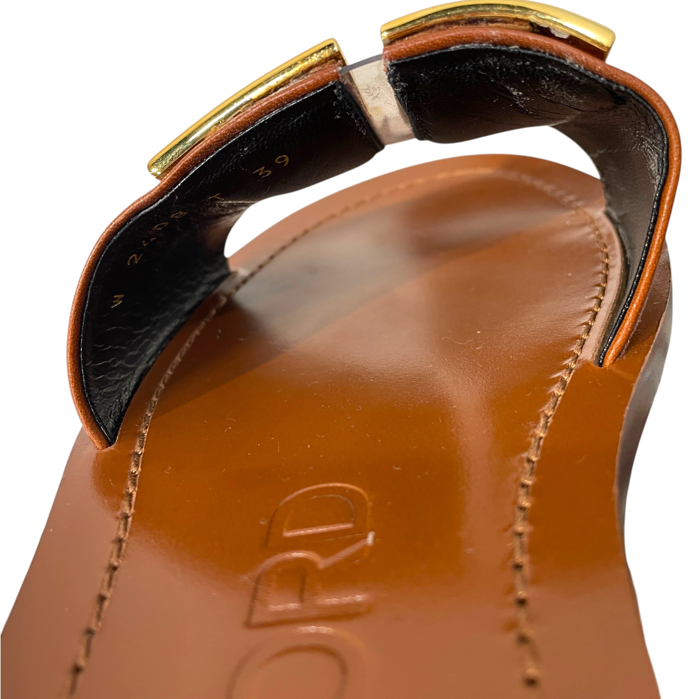 TOM FORD/Sandals/EU 39/Leather/BRW/Whitney view 4