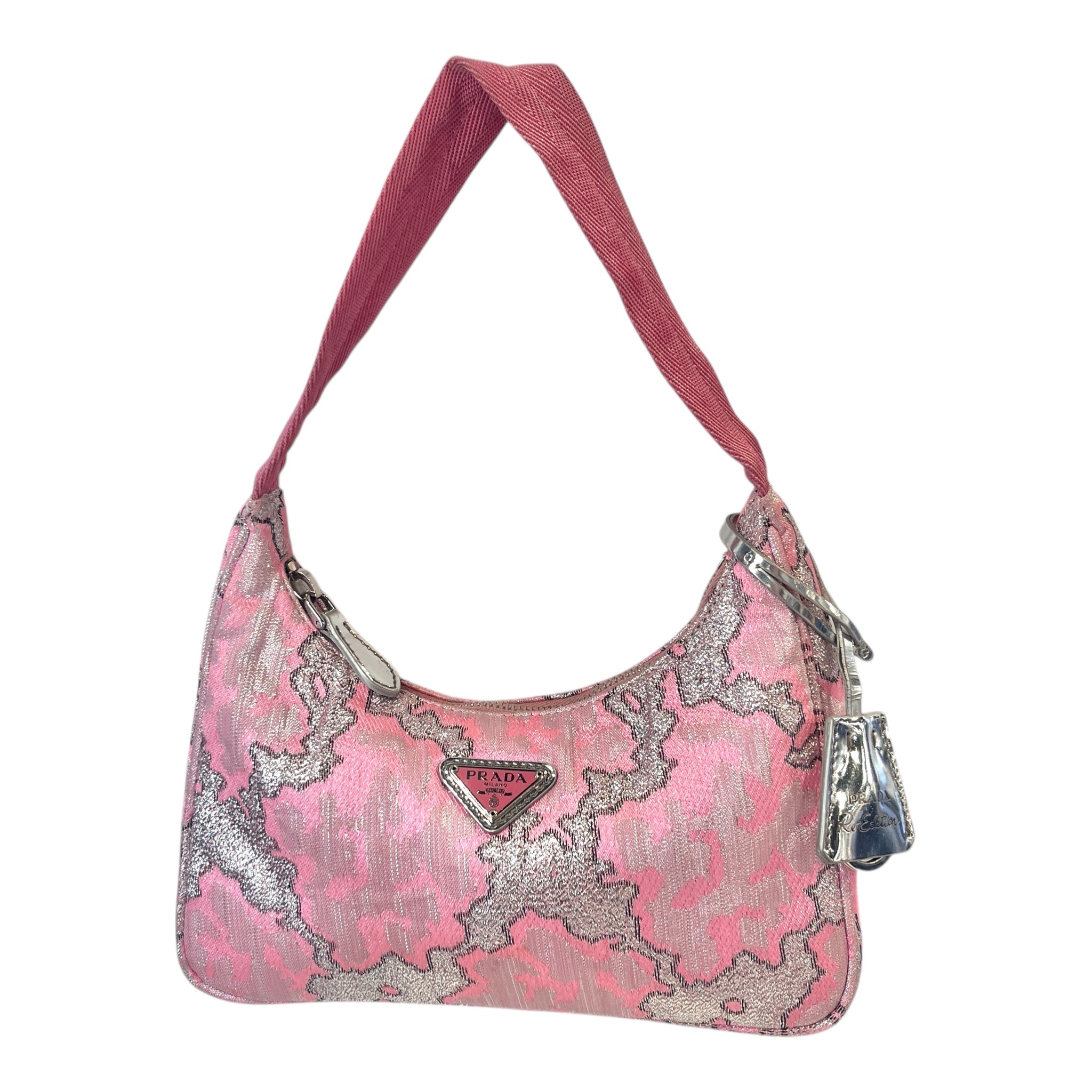 PRADA/Hand Bag/All Over Print/Cotton/PNK/RE-EDITION 2000 view 1