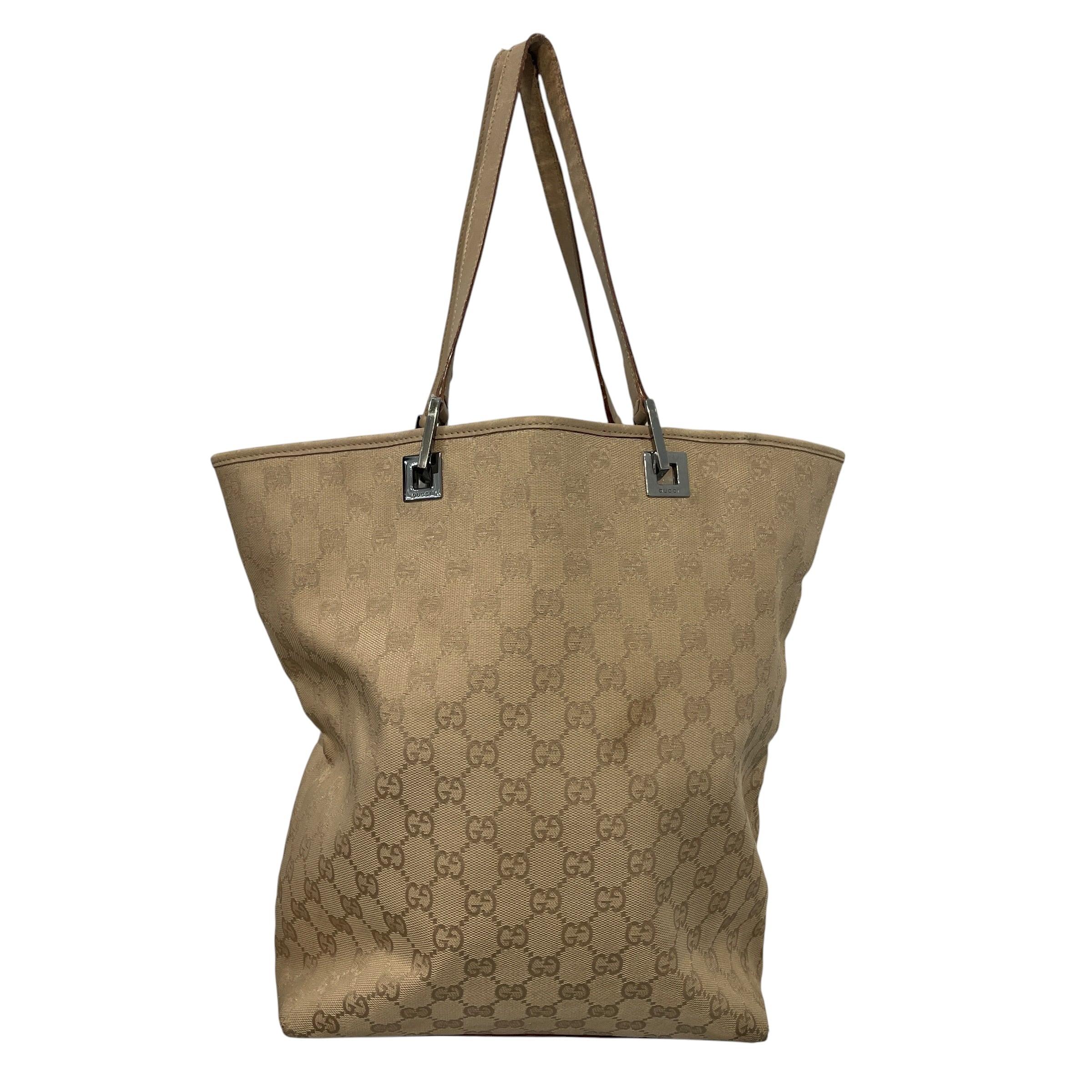 GUCCI/Hand Bag/All Over Print/BEG/CANVAS GG CHECKER view 2