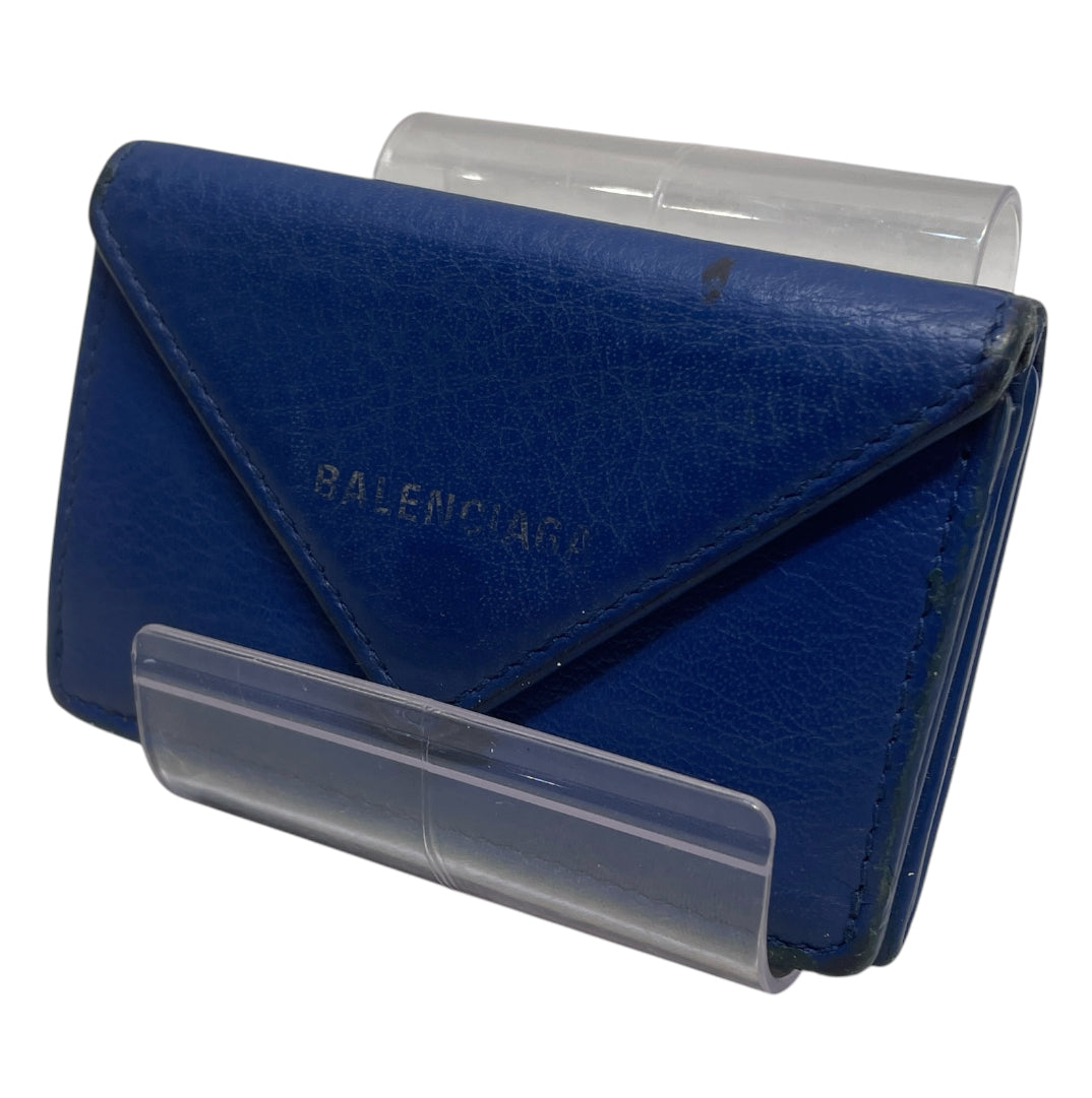 BALENCIAGA/Wallet/Leather/BLU/M's/MINI ENVELOPE BLUE view 1