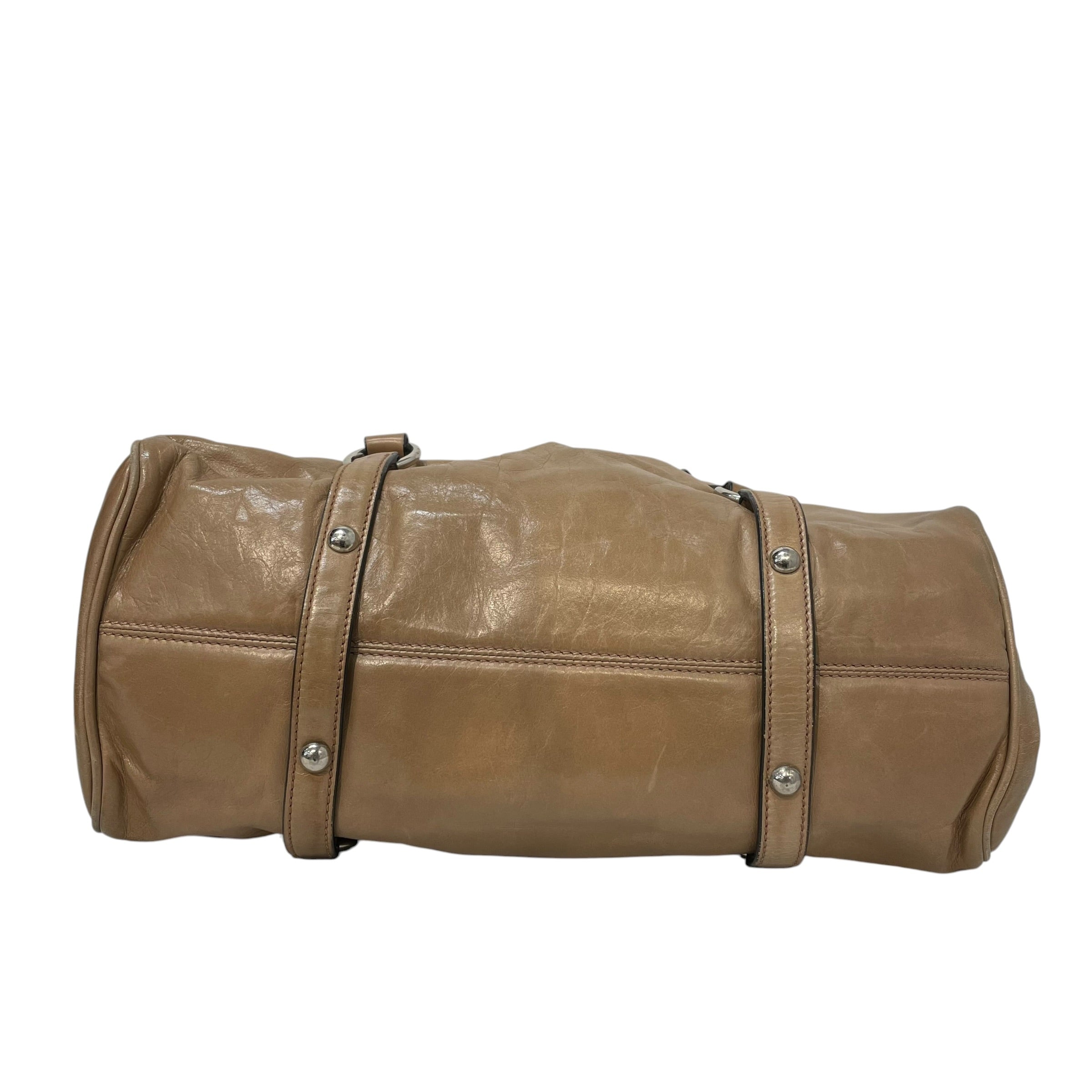 MIU MIU/Hand Bag/Leather/CML/vitello lux bow satchel view 3