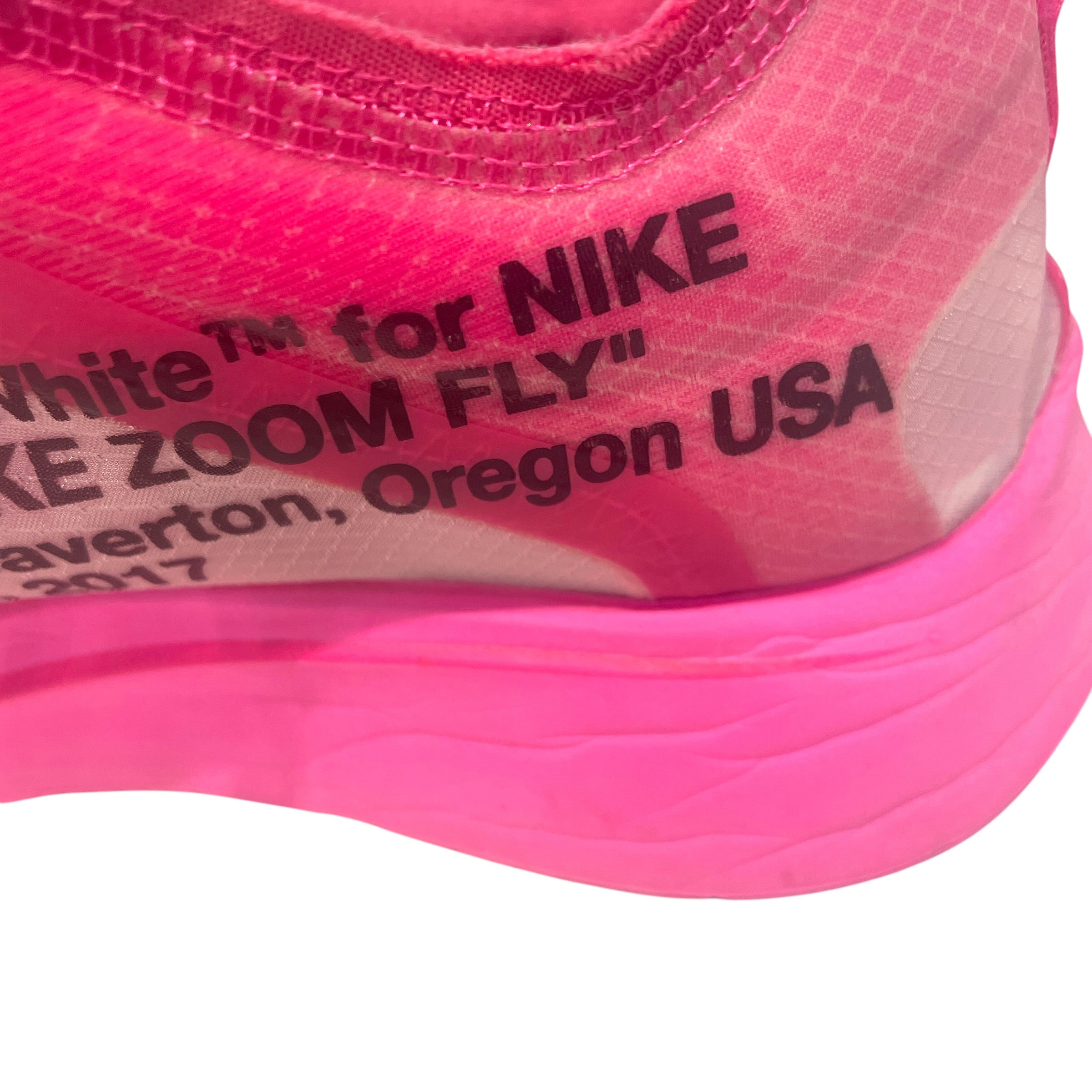 NIKE/OFF-WHITE/Low-Sneakers/US 9/PNK/Zoom Fly SP view 4