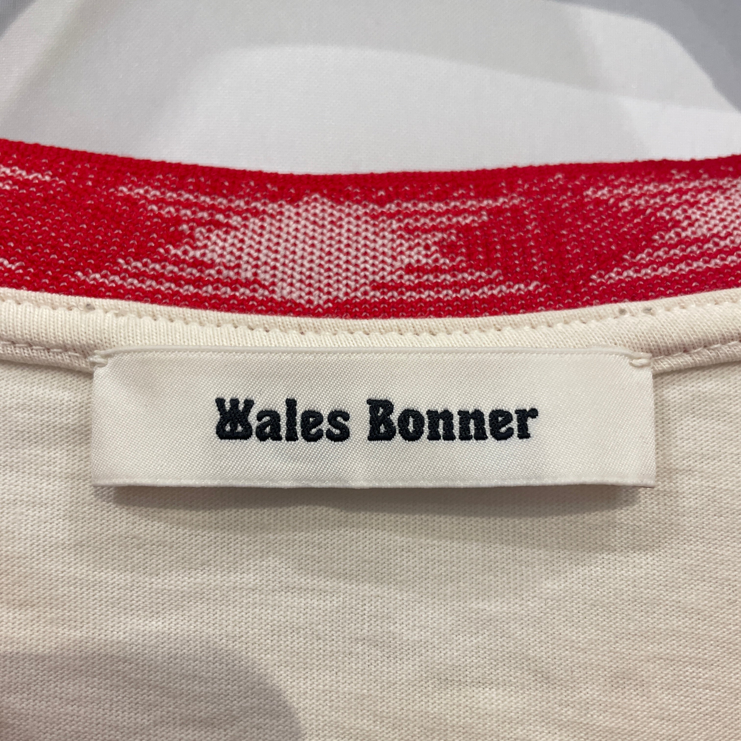 WALES BONNER/T-Shirt/XL/Cotton/WHT/SORBONE view 3