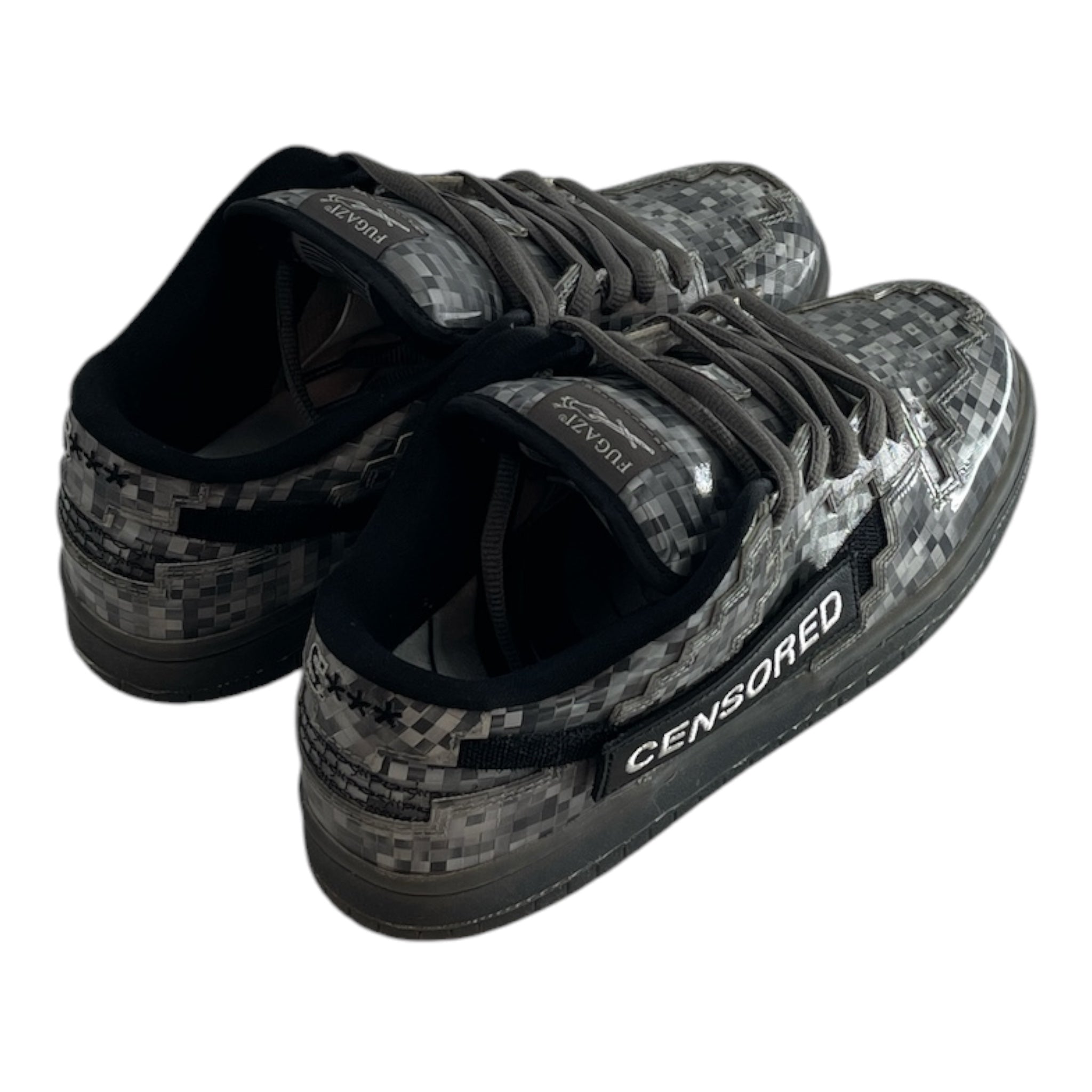 FUGAZI/Low-Sneakers/US 8/Cotton/GRY/CENSORED\ view 2