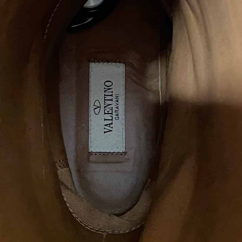 VALENTINO/Long Boots/EU 39/Leather/BLK/VALENTINO STUDDED BOOTS