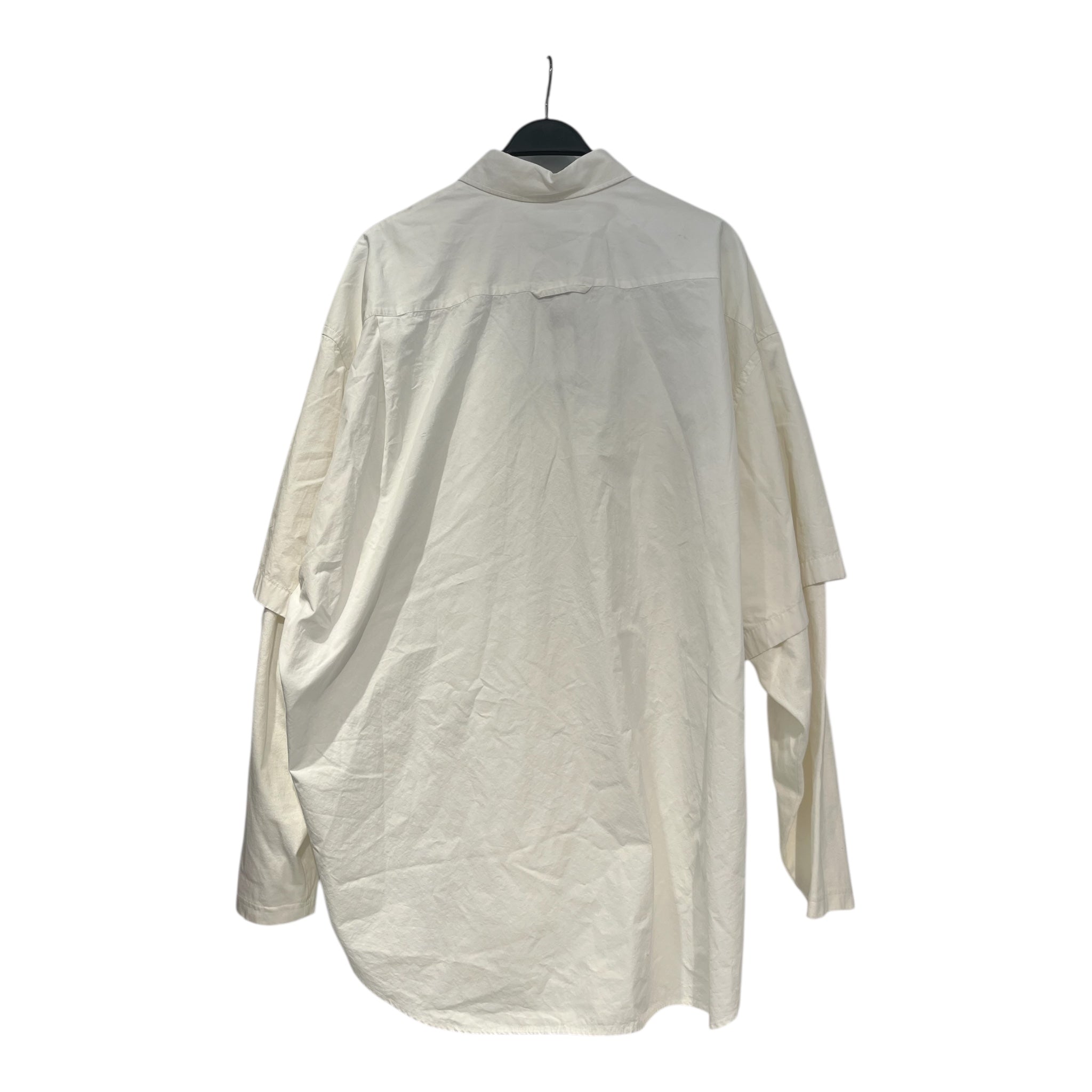 BALENCIAGA/SS Shirt/XS/Cotton/WHT/layerd ca00985 view 2