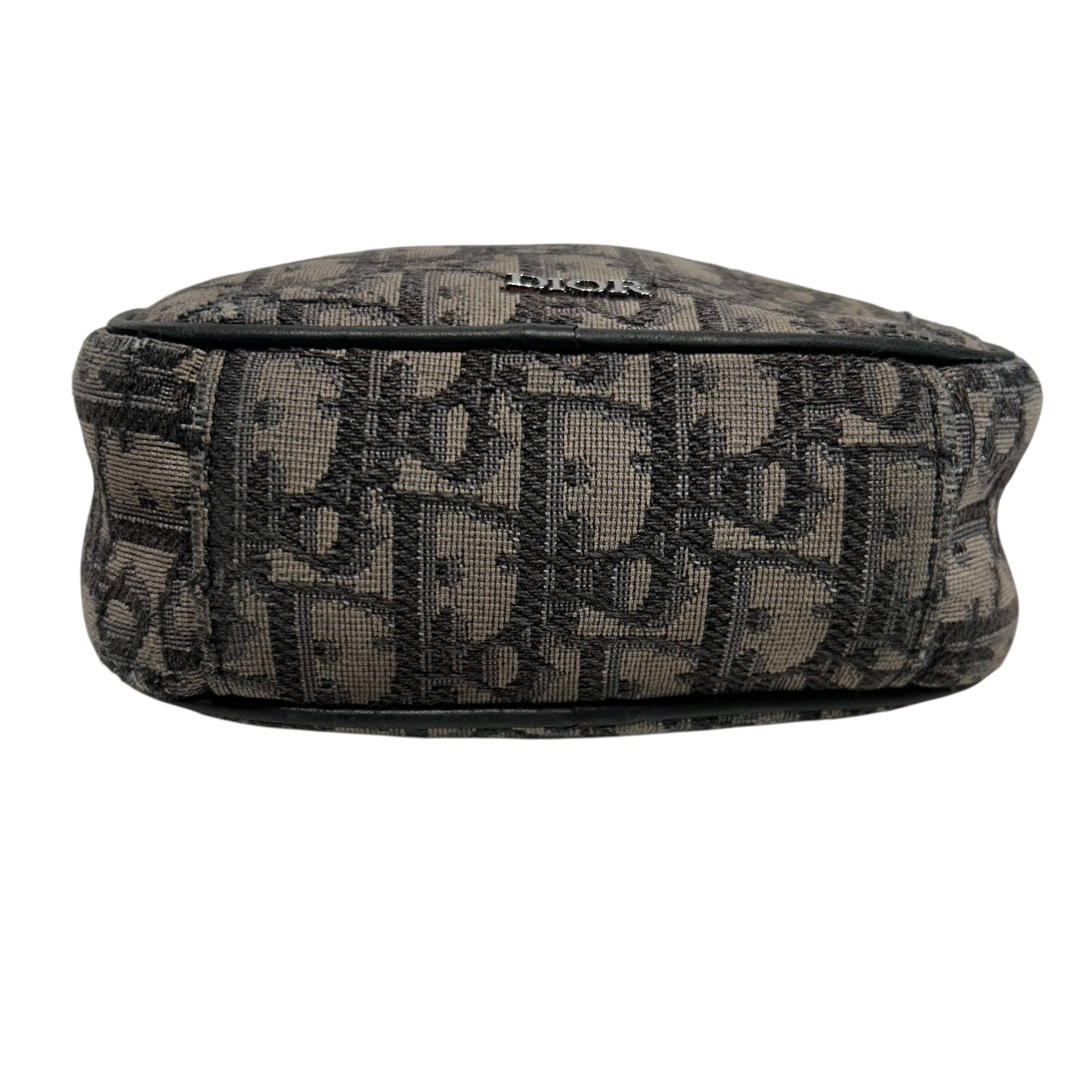 Christian Dior/Cross Body Bag/OS/Monogram/Cotton/BLK/ view 3