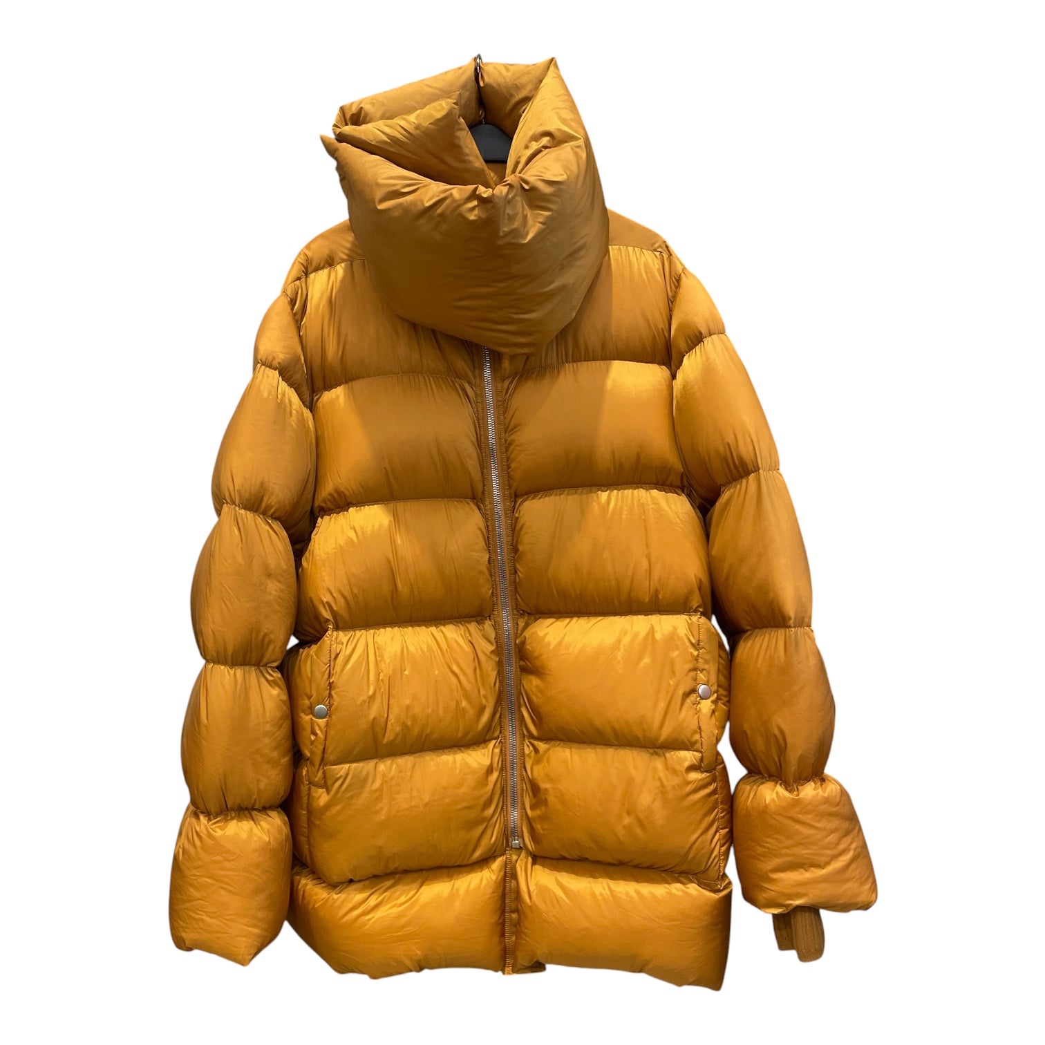 Rick Owens/Coat/S/Polyester/YEL/DUVET / HIGH NECK view 1