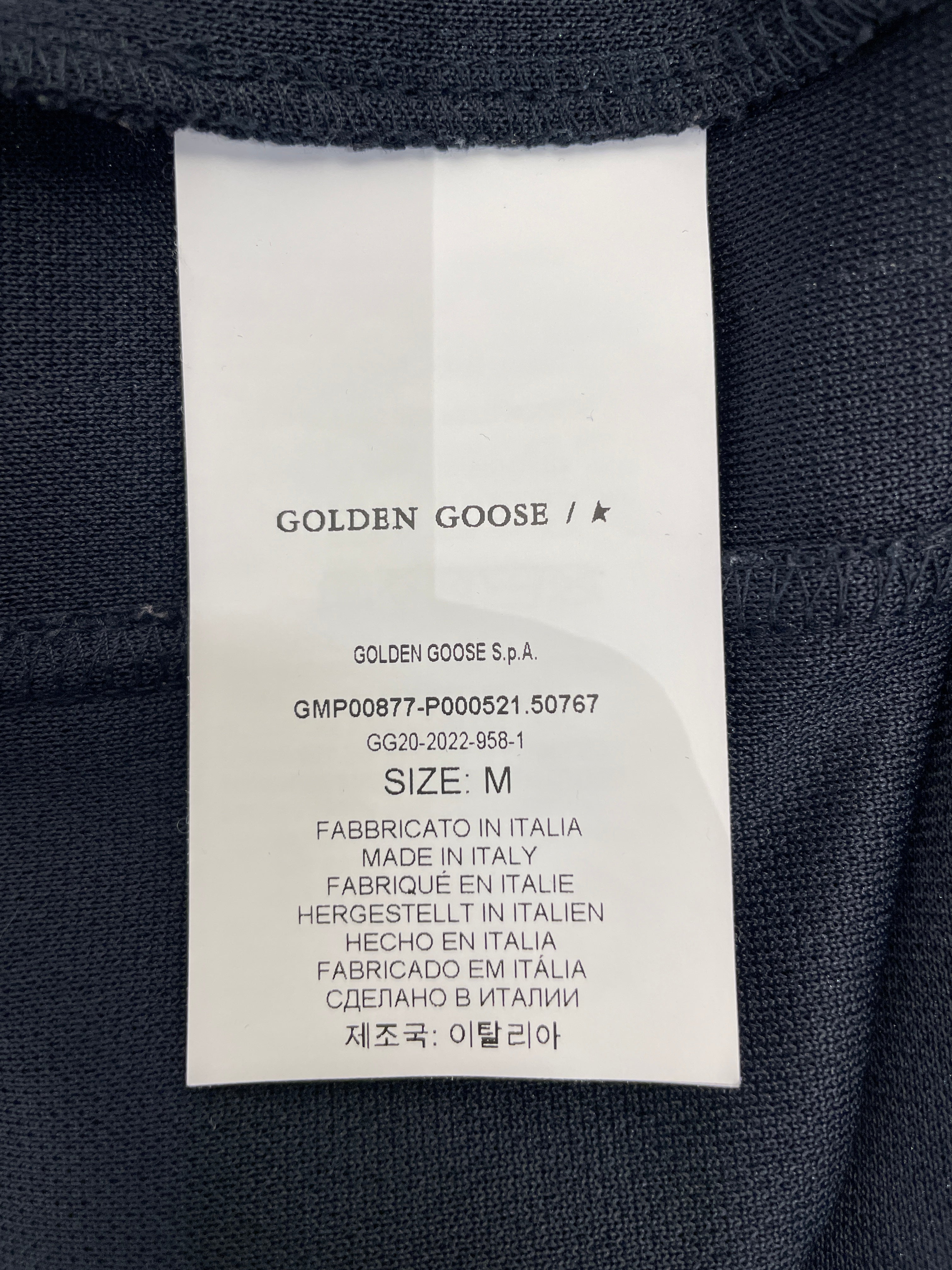 GOLDEN GOOSE/Pants/M/Cotton/NVY/ view 4