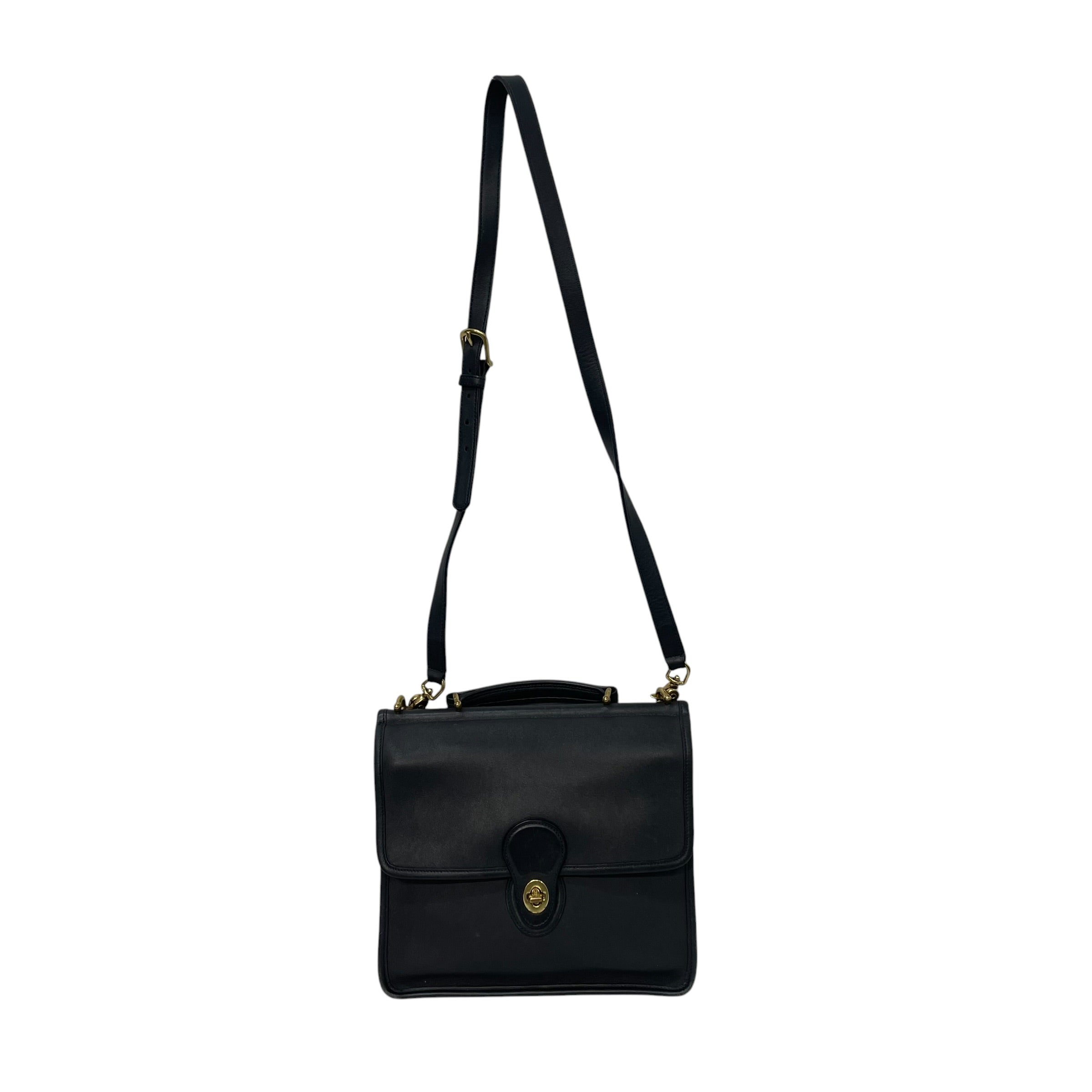 COACH/Cross Body Bag/Leather/NVY/Willis 9927 view 1