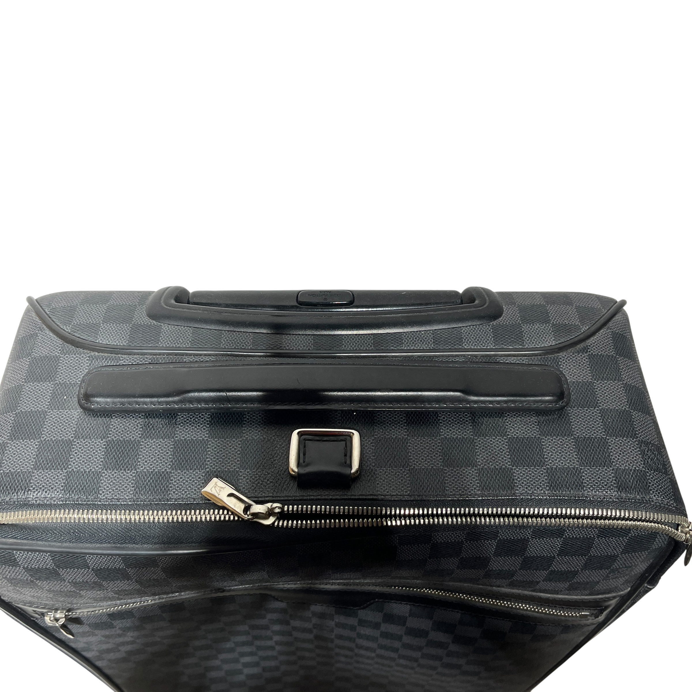 LOUIS VUITTON/Luggage/Monogram/Leather/BLK/Pegase Travel view 4