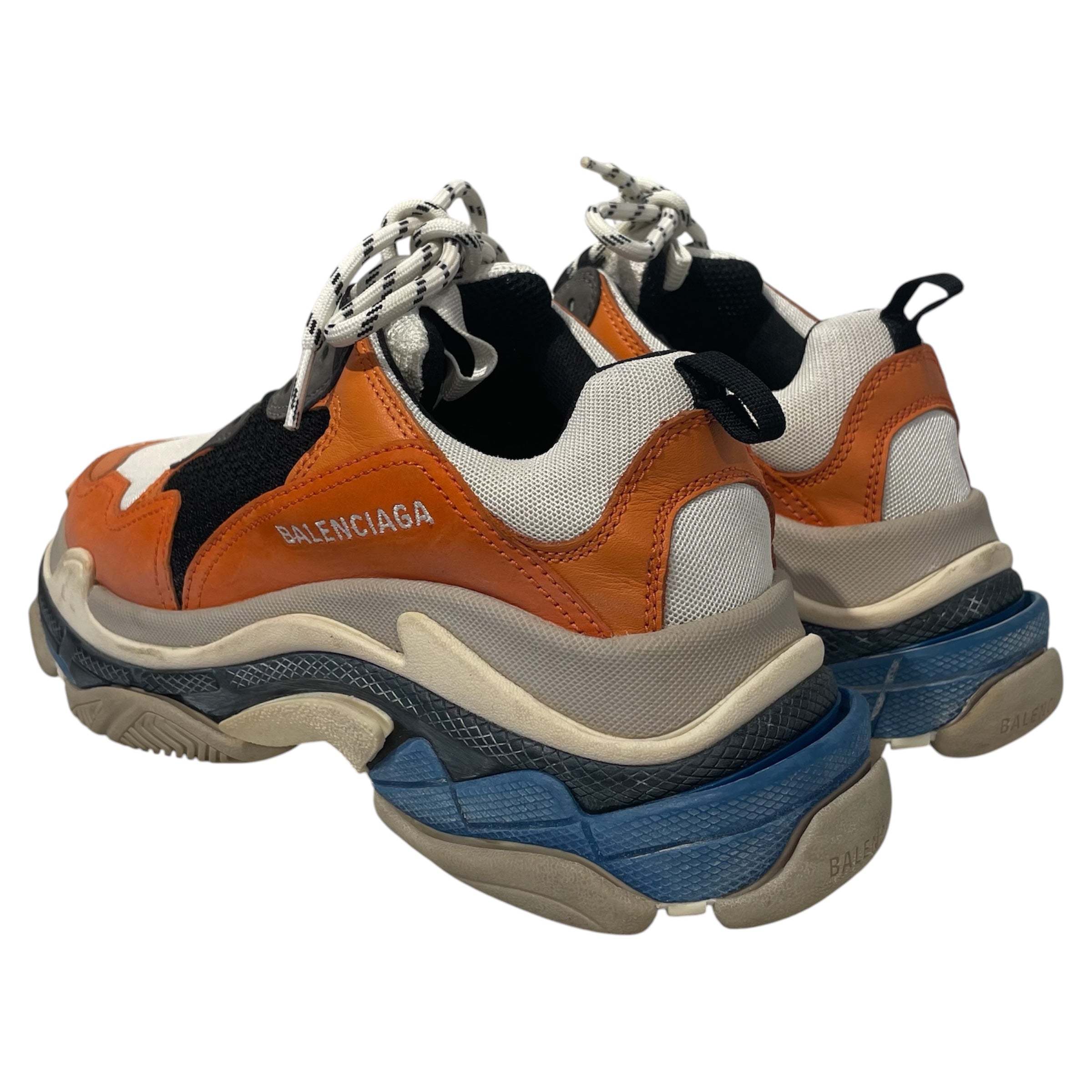 BALENCIAGA/Low-Sneakers/US 10/Cotton/ORN/ view 2