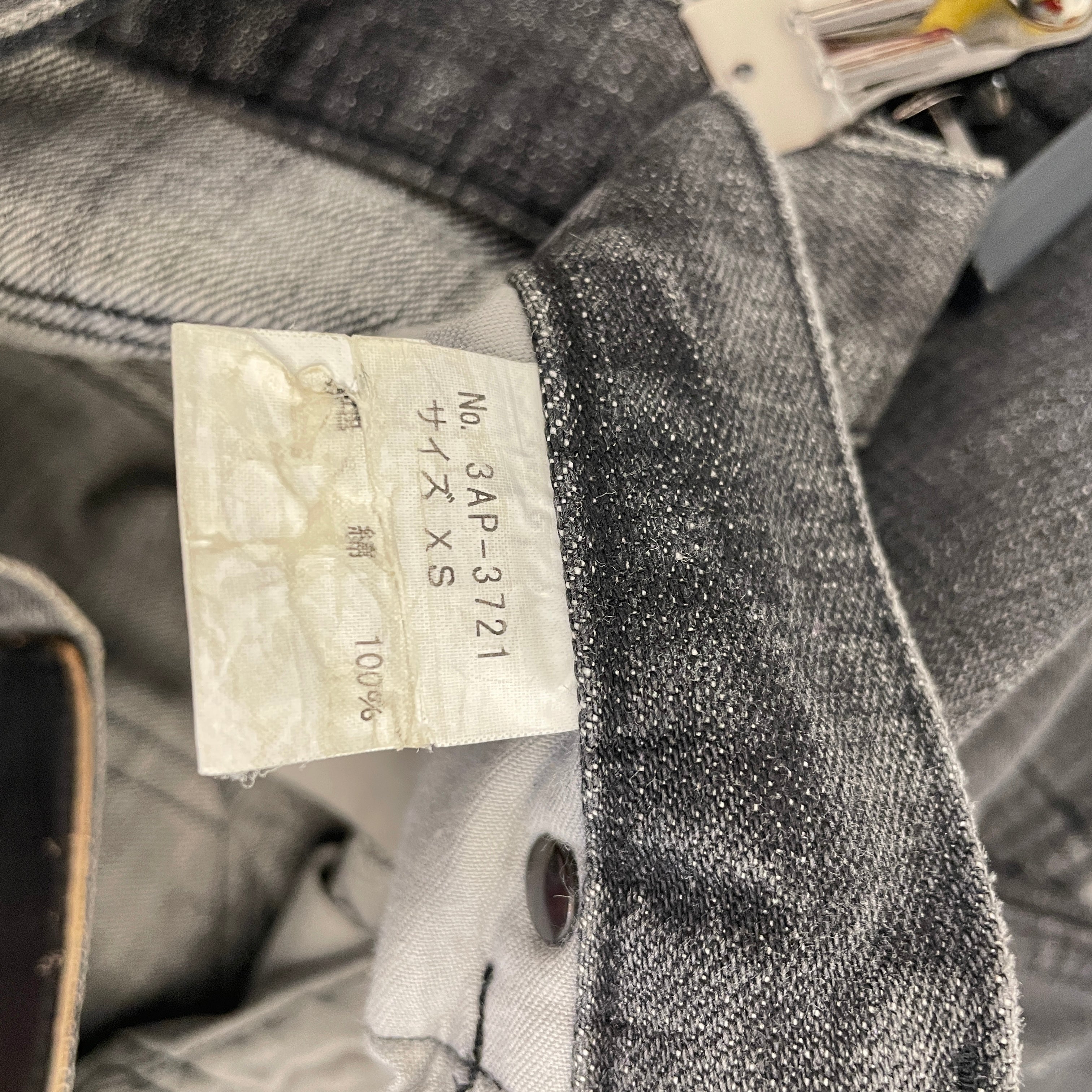 Hysterics/Bootcut Pants/XS/All Over Print/Denim/BLK/ view 4