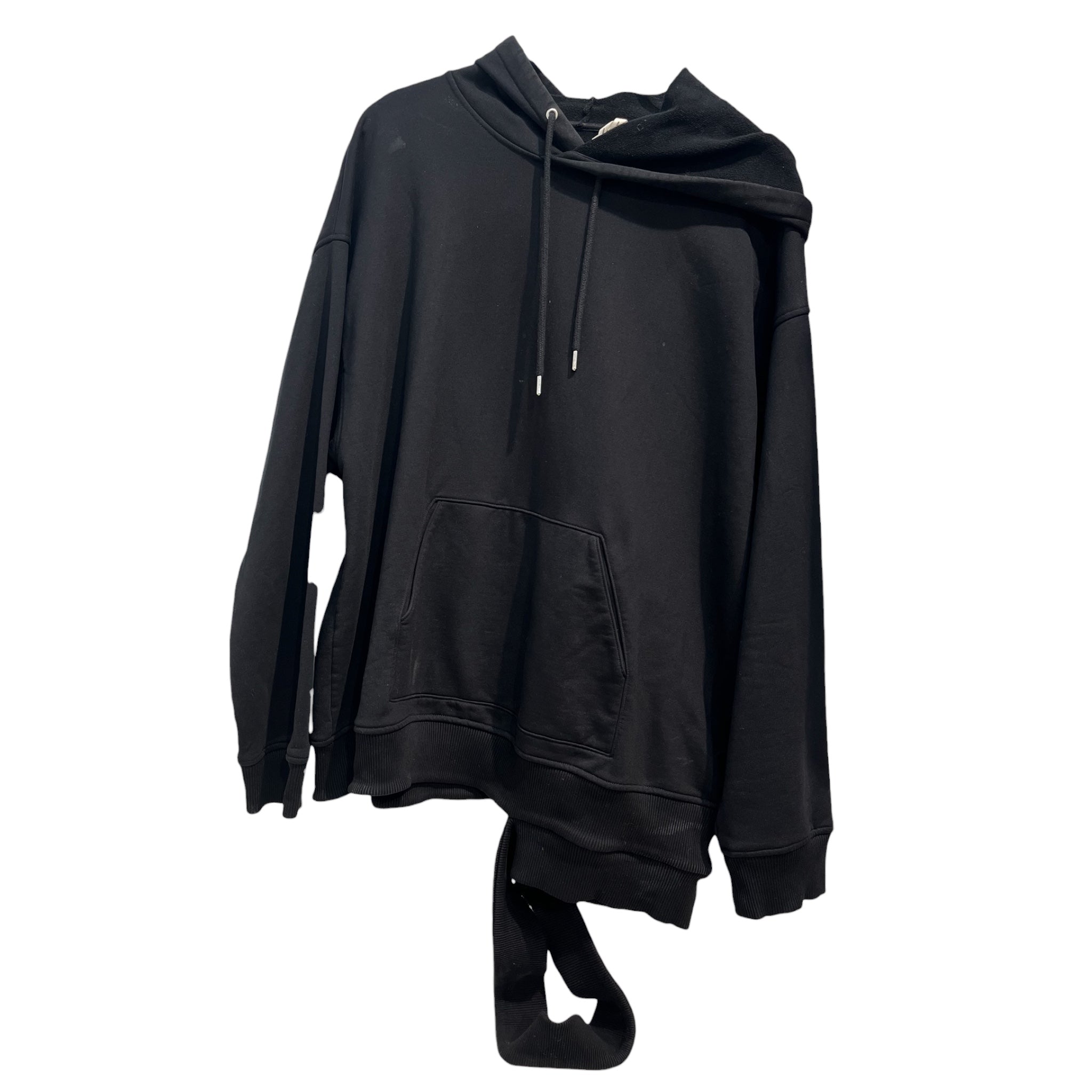 Helmut Lang/Hoodie/XL/Cotton/BLK/Oversize/DOUBLE HEM view 1
