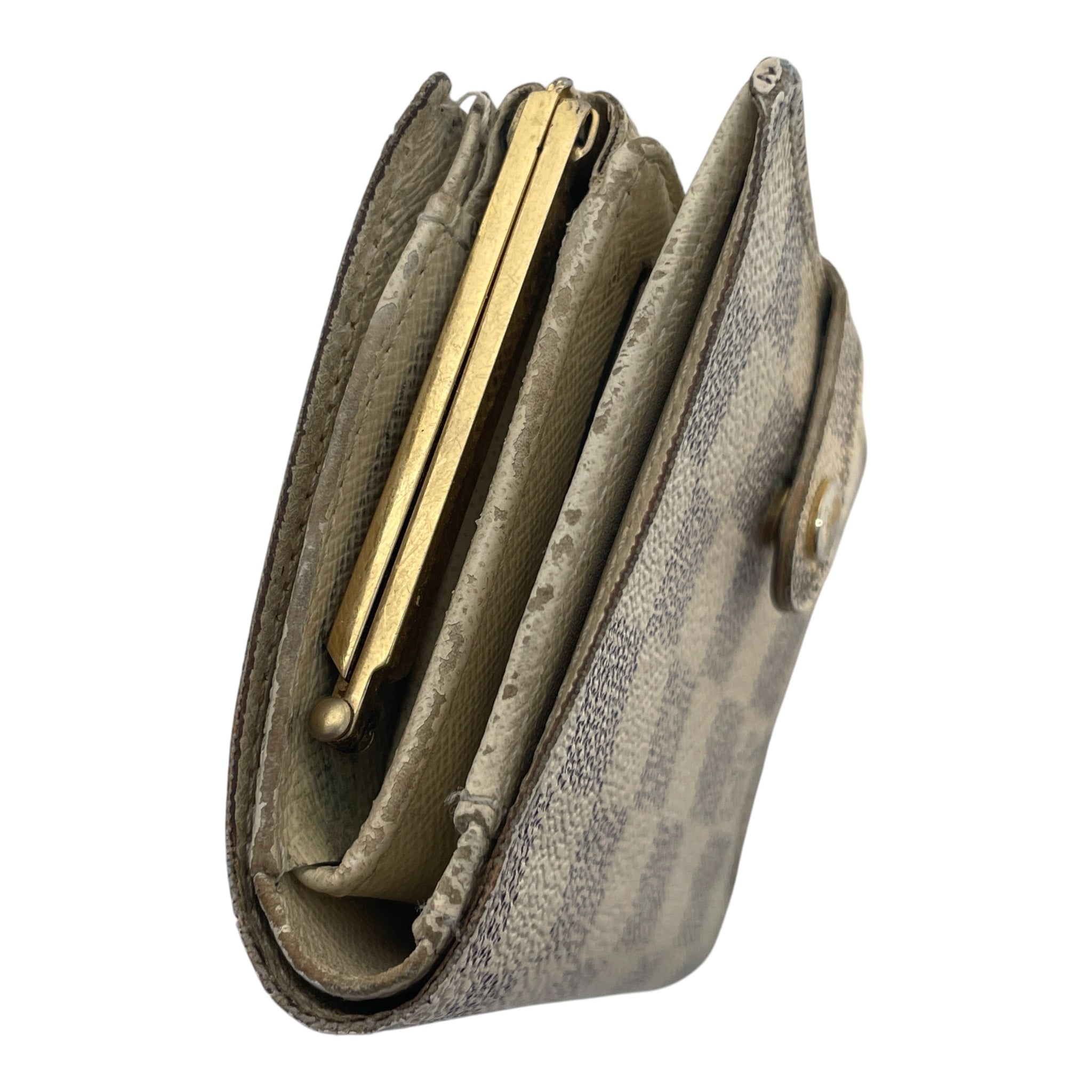 LOUIS VUITTON/Bifold Wallet/All Over Print/Leather/CRM/M's/DAMIER AZUR PORTEFEUILLE view 6