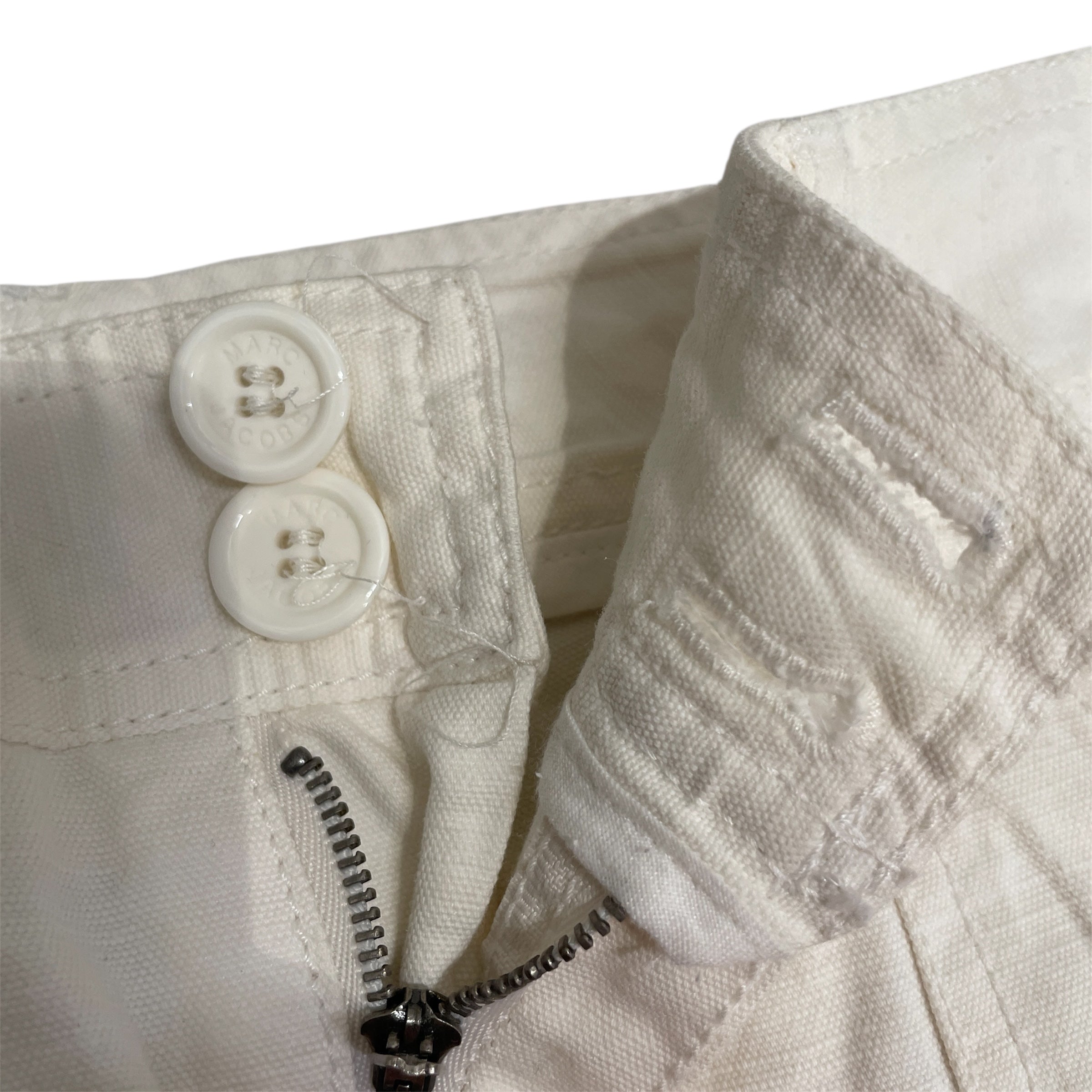 MARC JACOBS/Straight Pants/10/Cotton/WHT/ZIP POCKET CARGO PANT view 4