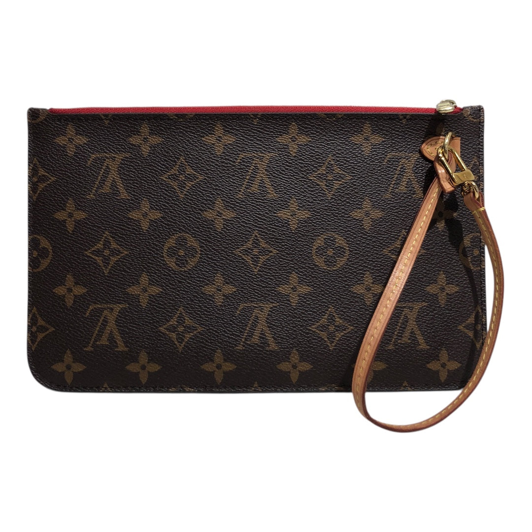 LOUIS VUITTON/Pouch/Monogram/BRW/small pouch monogram view 2
