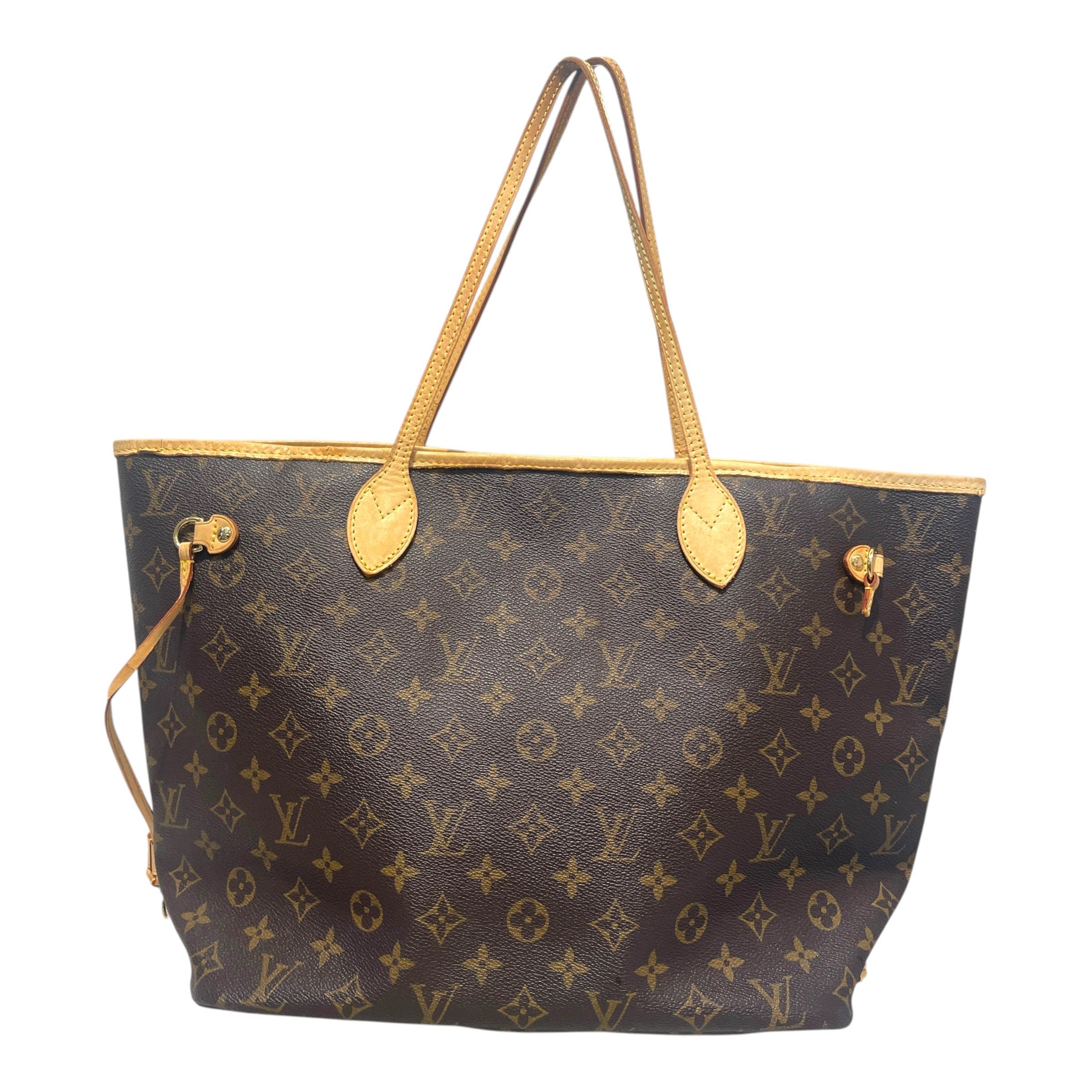 LOUIS VUITTON/Tote Bag/Monogram/Leather/BRW/Neverful Tote view 1