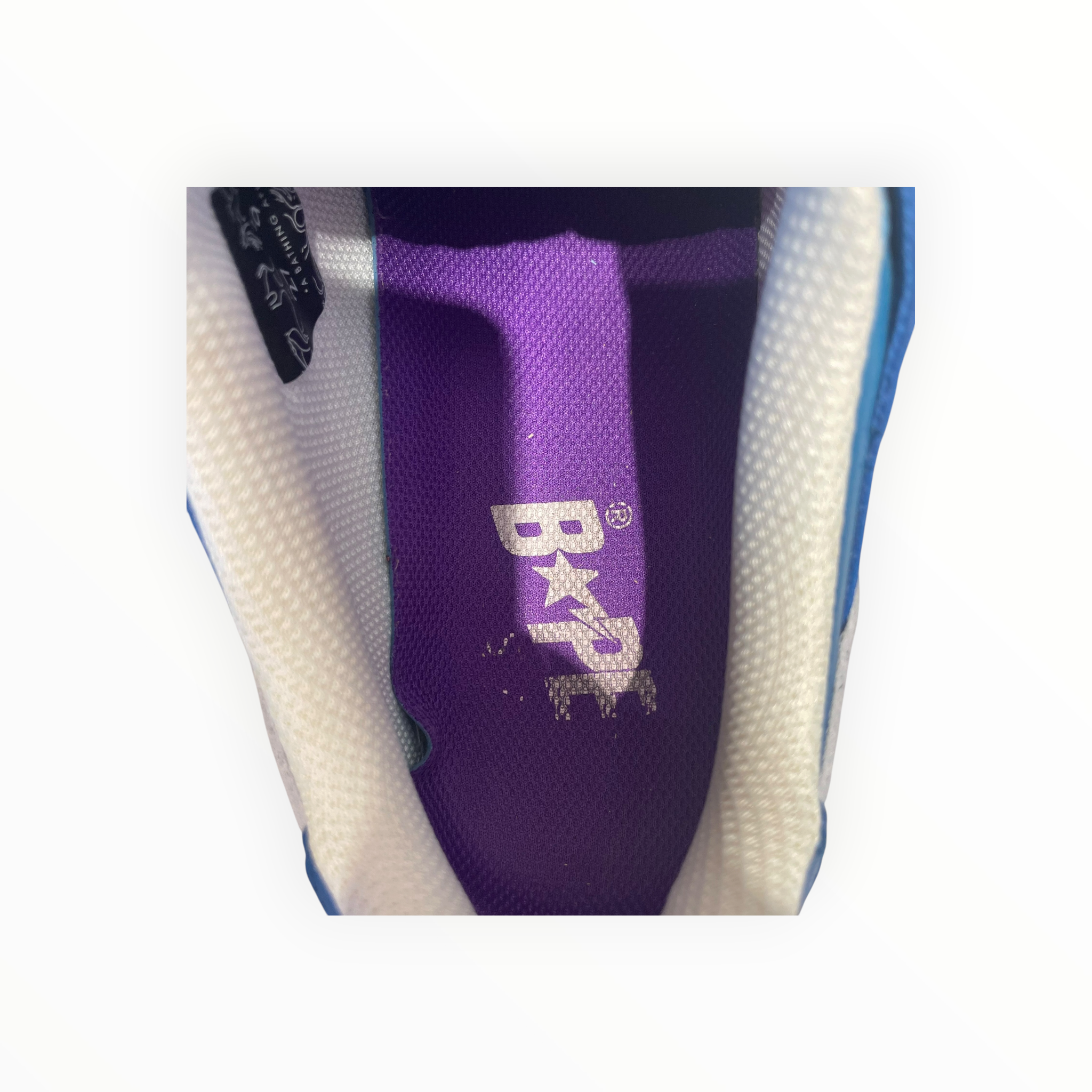 BAPE STA!/Low-Sneakers/US 9/Cotton/BLU/Bape Low Trainers view 3