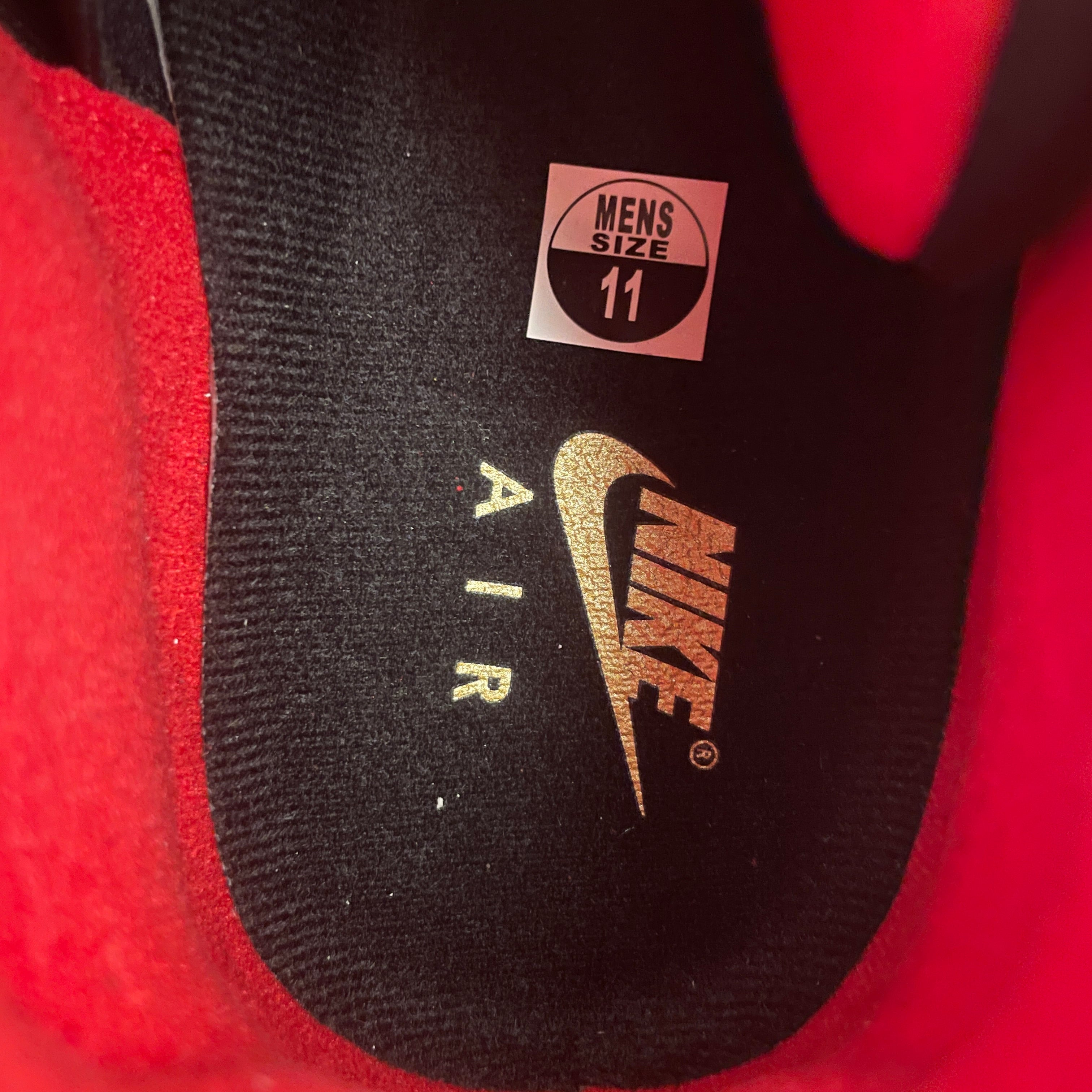 NIKE/Hi-Sneakers/US 11/Cotton/WHT/air diamond turf view 3