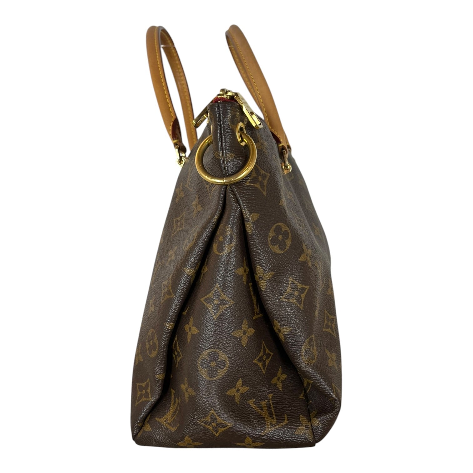 LOUIS VUITTON/Hand Bag/All Over Print/Leather/BRW/Pallas MM Aurora Purple view 3